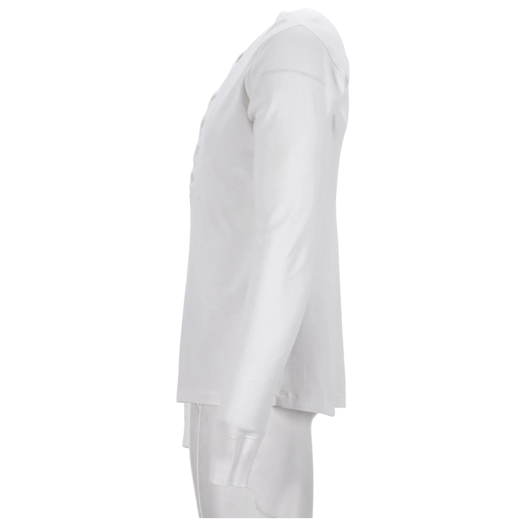 Men's Tom Ford Ribbed Long-Sleeve T-Shirt in White Cotton - Image 8