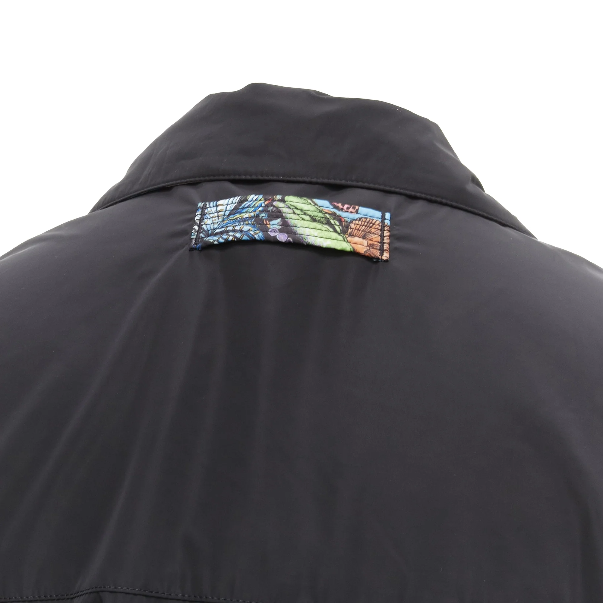 Men's VERSACE 2021 Tresor De La Mer black starfish track jacket IT54 2XL - Image 8