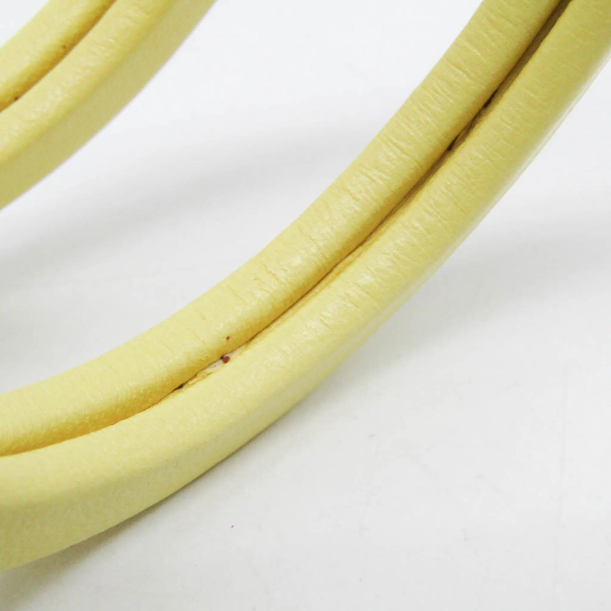 Wrap Bracelet Leather and Sterling Silver Yellow - Image 9