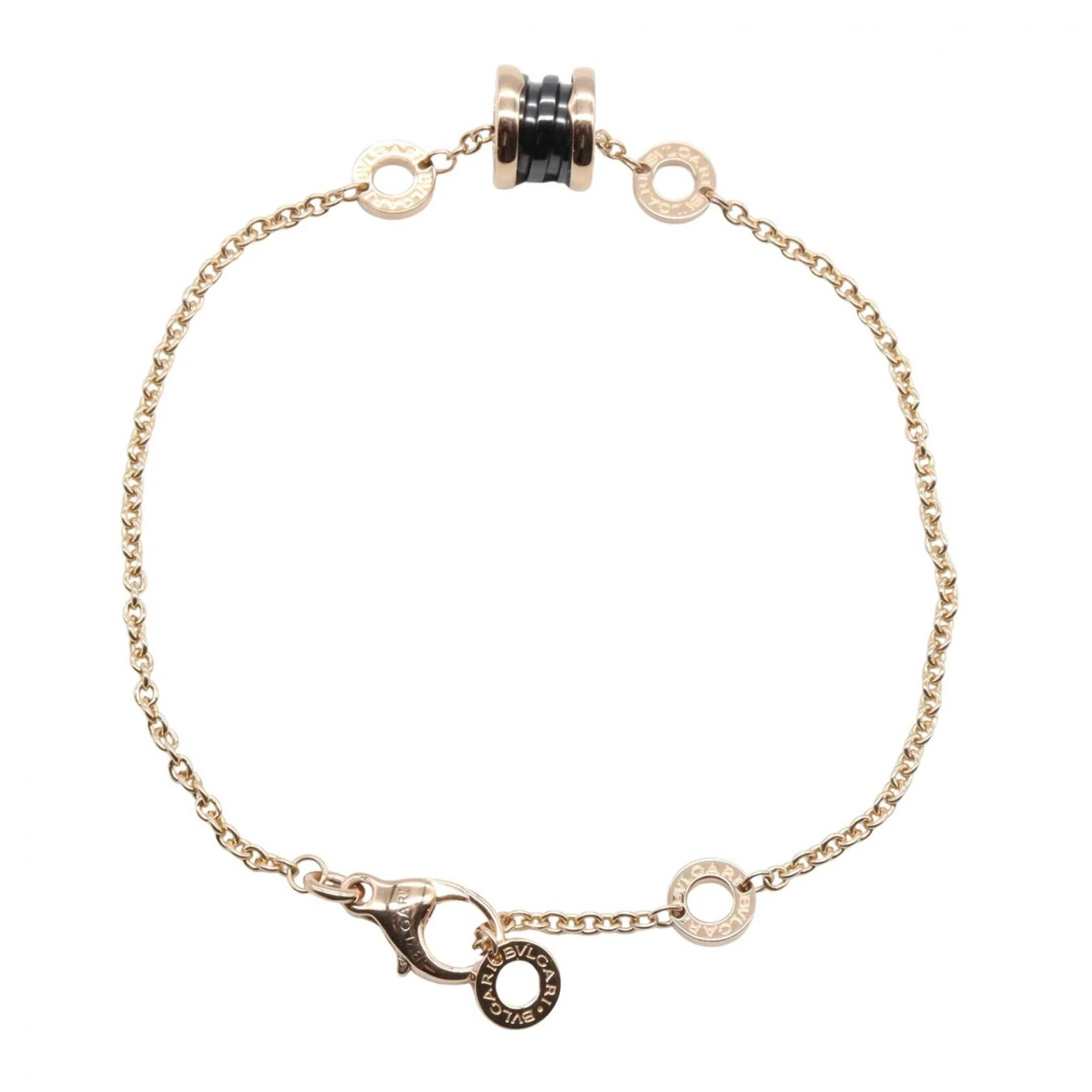 B.Zero1 Bracelet Ceramic and 18K Rose Gold - Image 2
