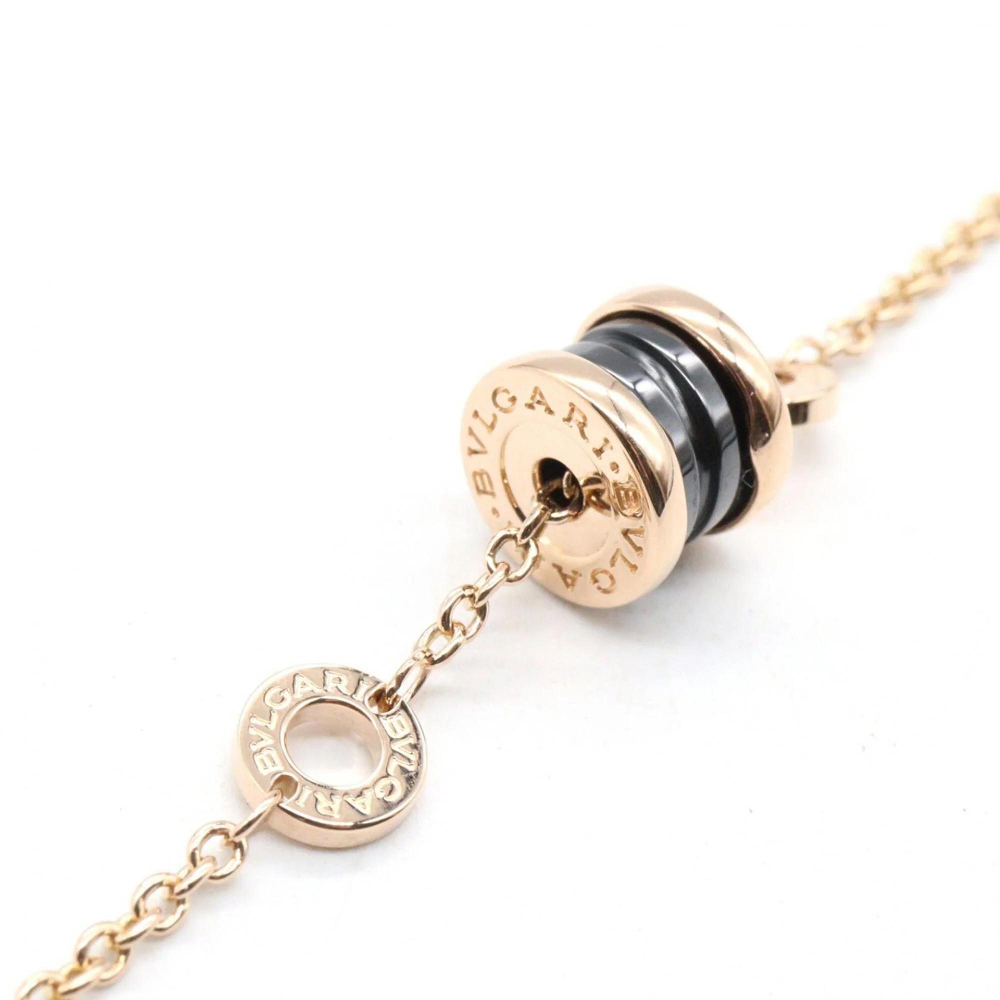 B.Zero1 Bracelet Ceramic and 18K Rose Gold - Image 4