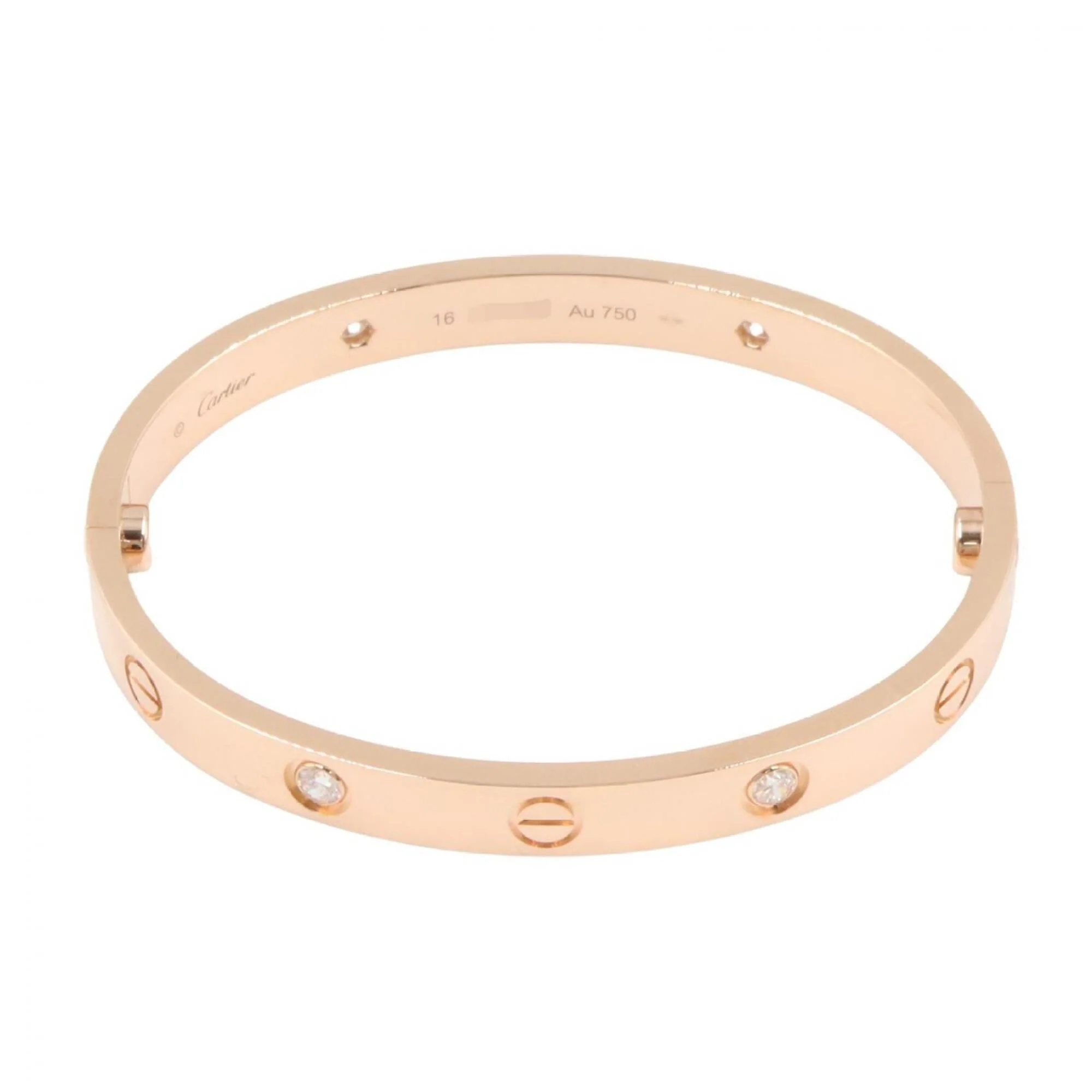 Bracelet 18K Rose Gold with Diamond - Image 2