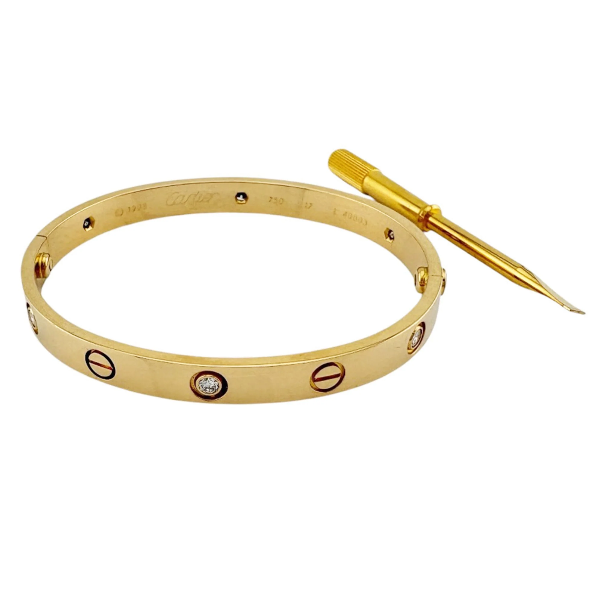Bracelet 18K Yellow Gold with Diamond