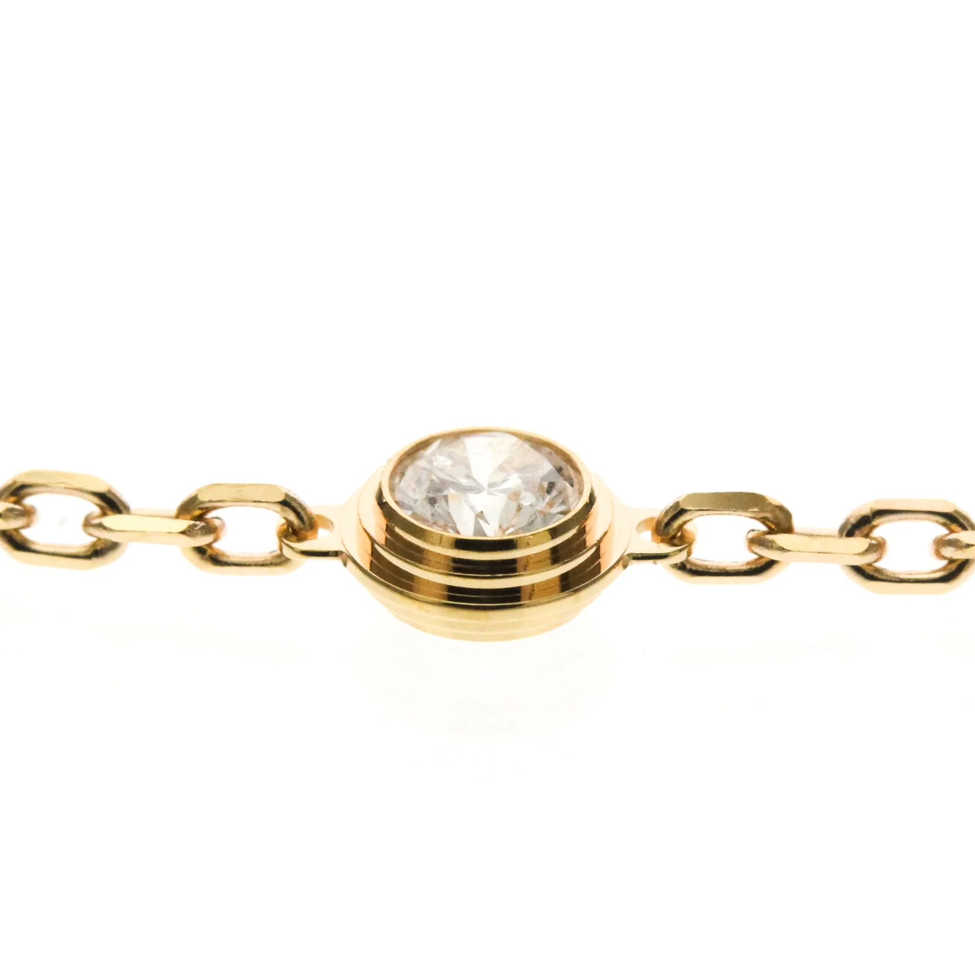 Charm Bracelet 18K Rose Gold with Diamond Small - Image 6