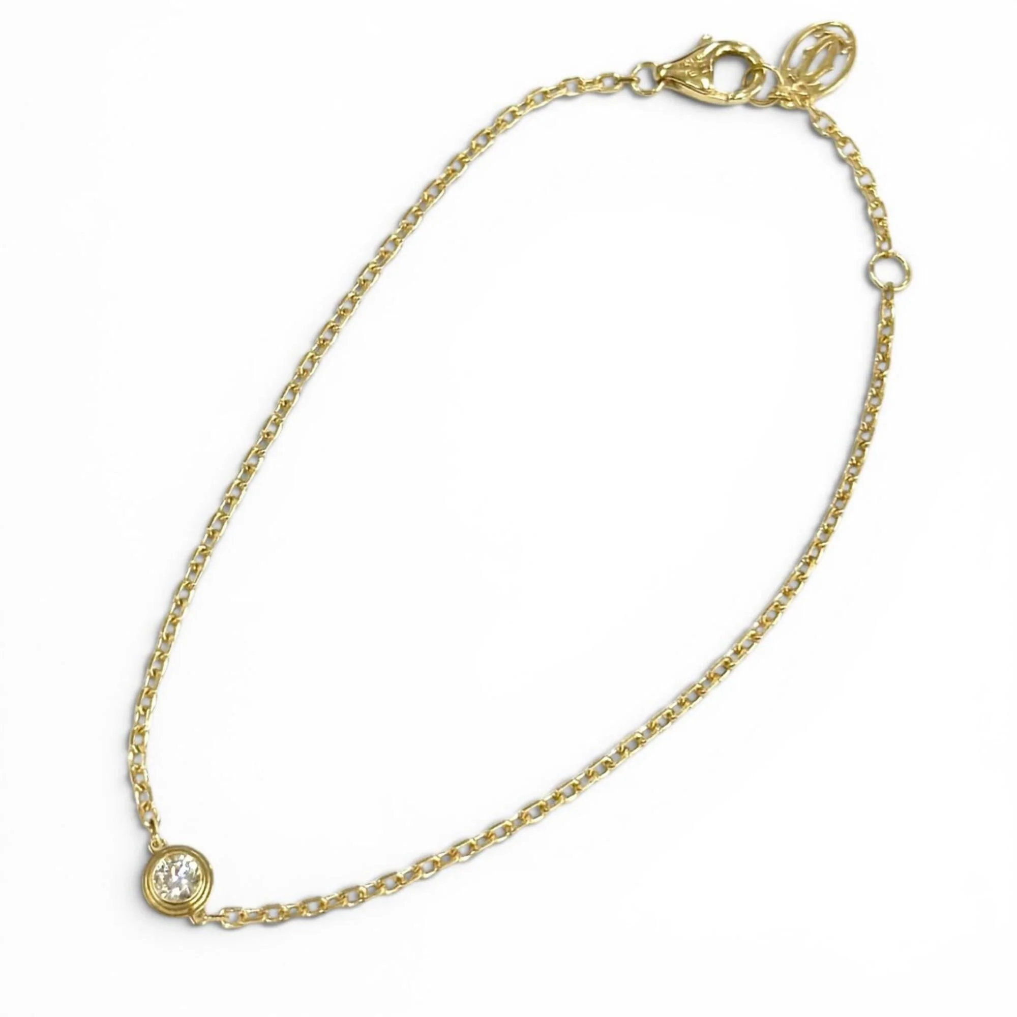 Charm Bracelet 18K Yellow Gold with Diamond