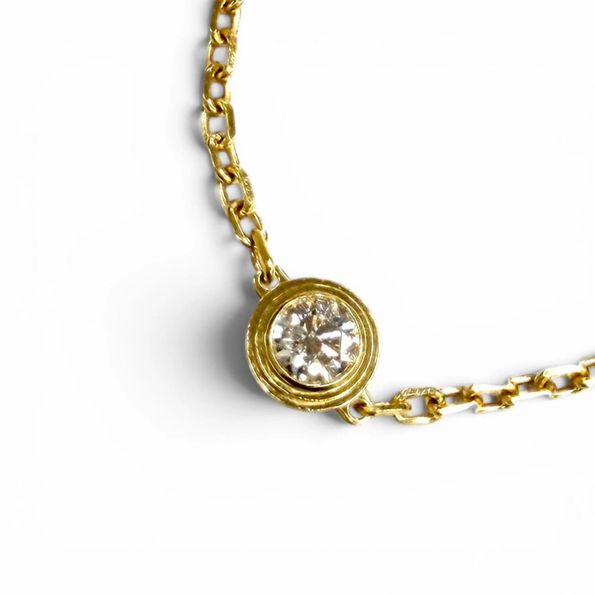 Charm Bracelet 18K Yellow Gold with Diamond - Image 4