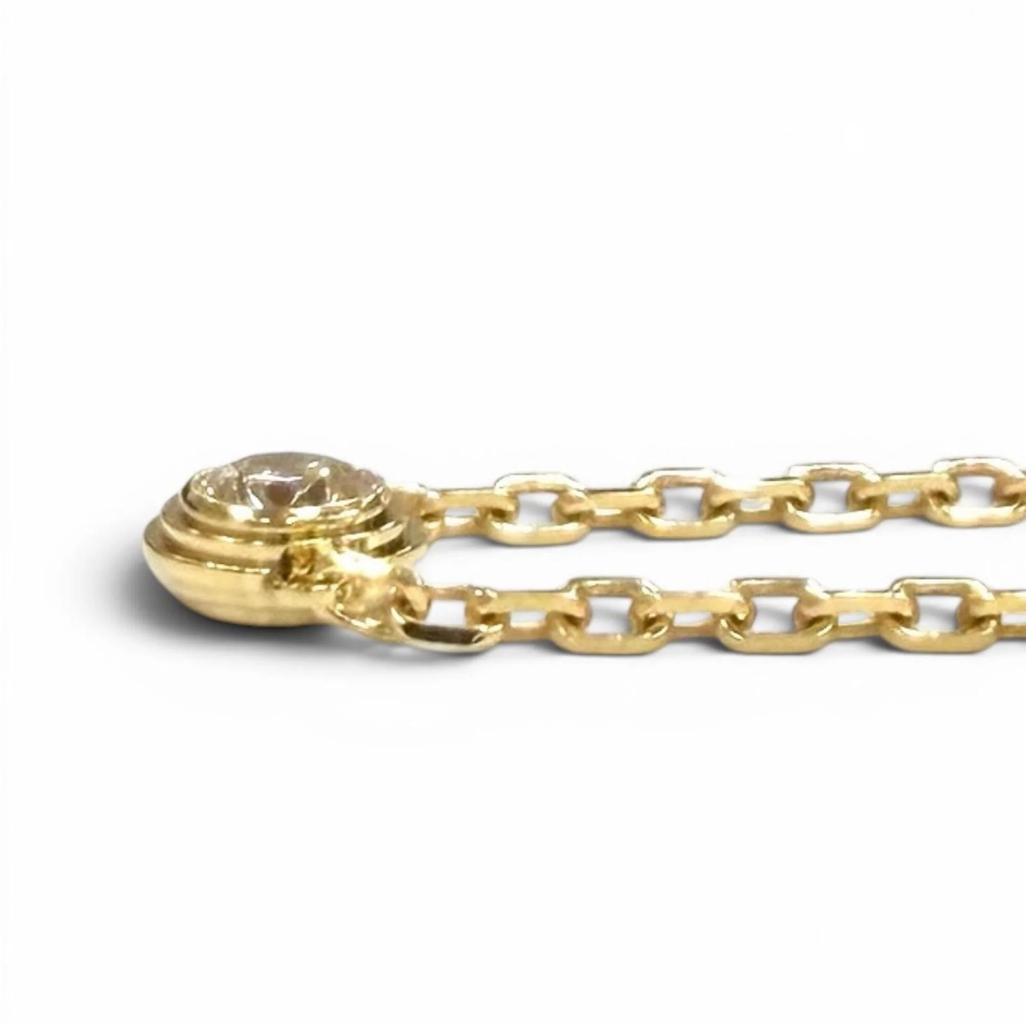 Charm Bracelet 18K Yellow Gold with Diamond - Image 7