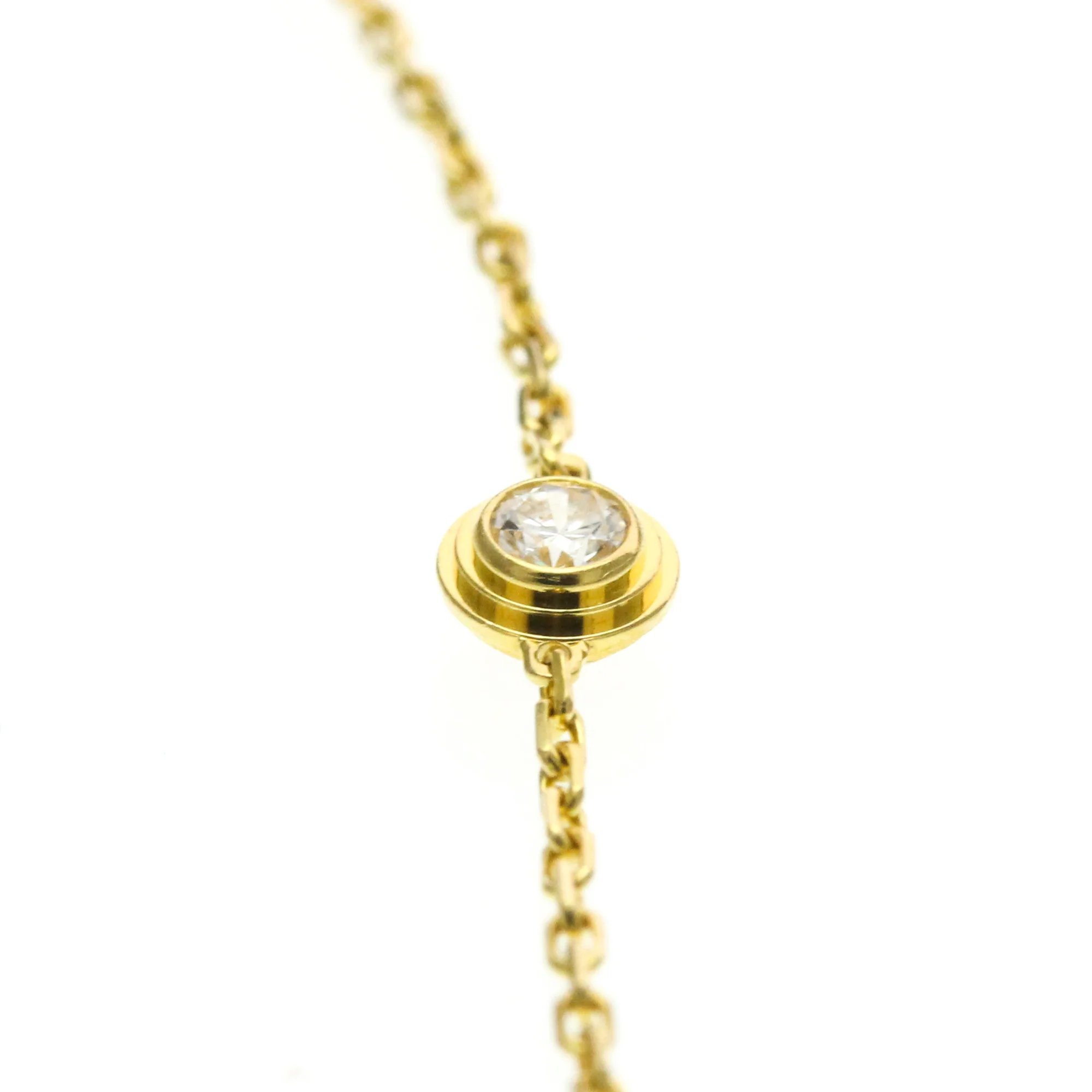 Charm Bracelet 18K Yellow Gold With Diamond - Image 6