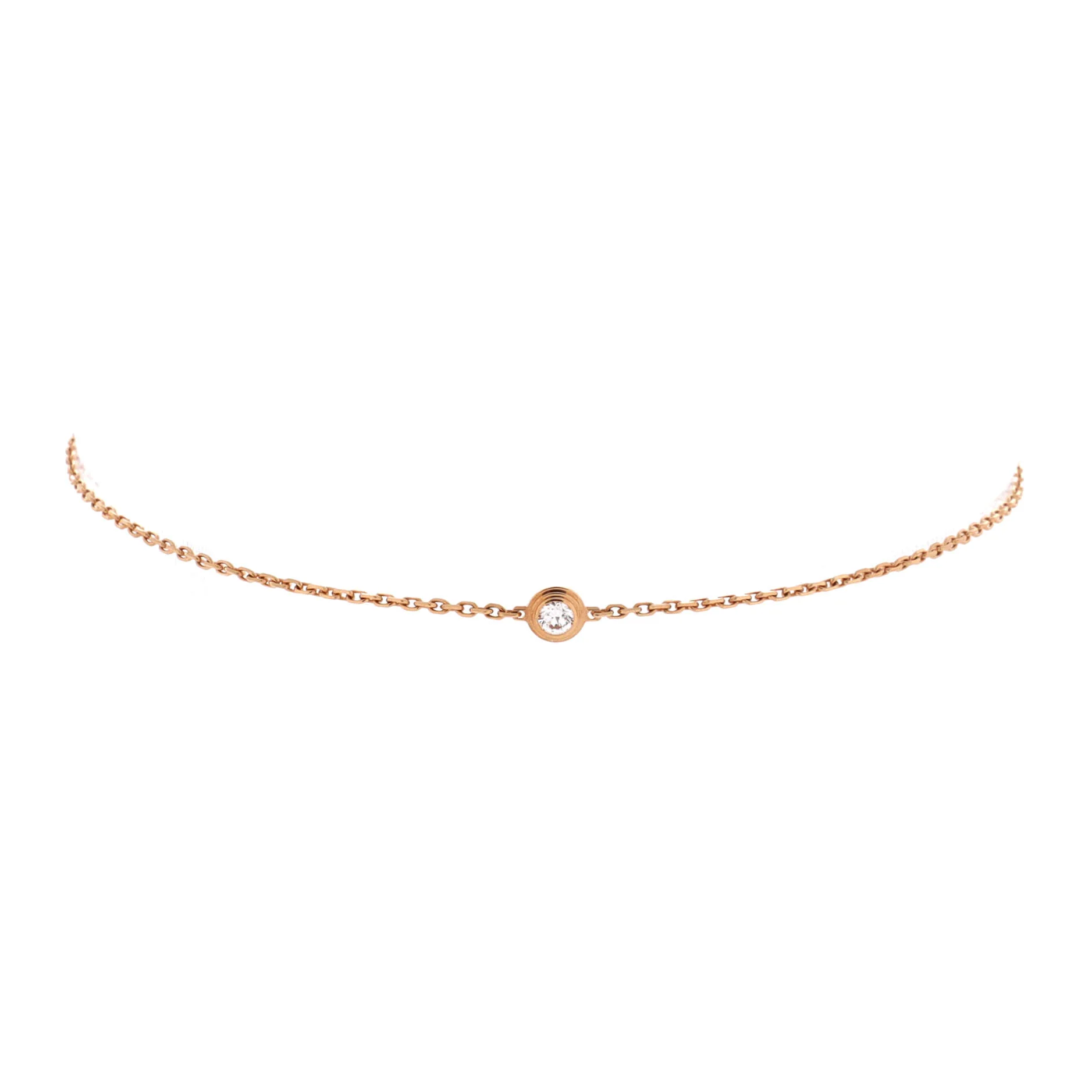 D'Amour Bracelet 18K Rose Gold and Diamond XS