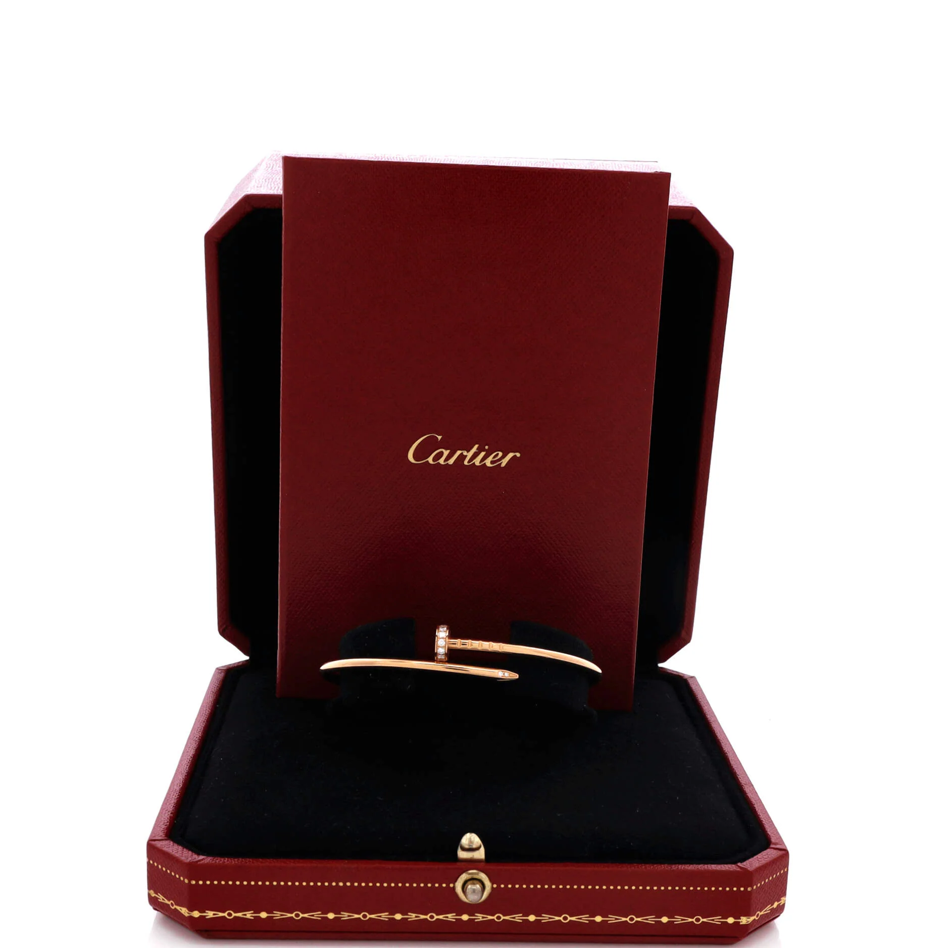 Juste un Clou Bracelet 18K Rose Gold with Diamonds Small - Image 2
