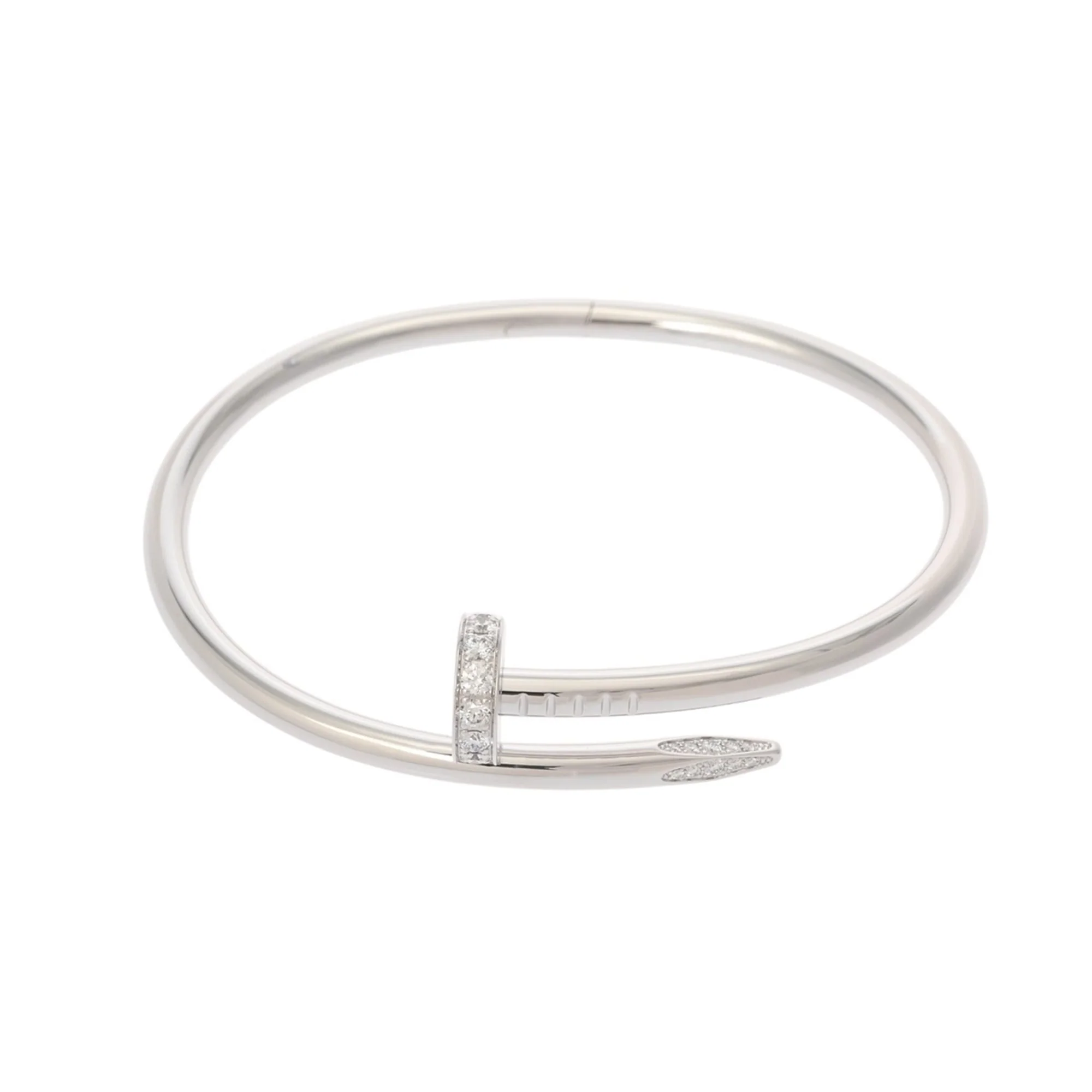 Juste un Clou Bracelet 18K White Gold with Diamond - Image 2