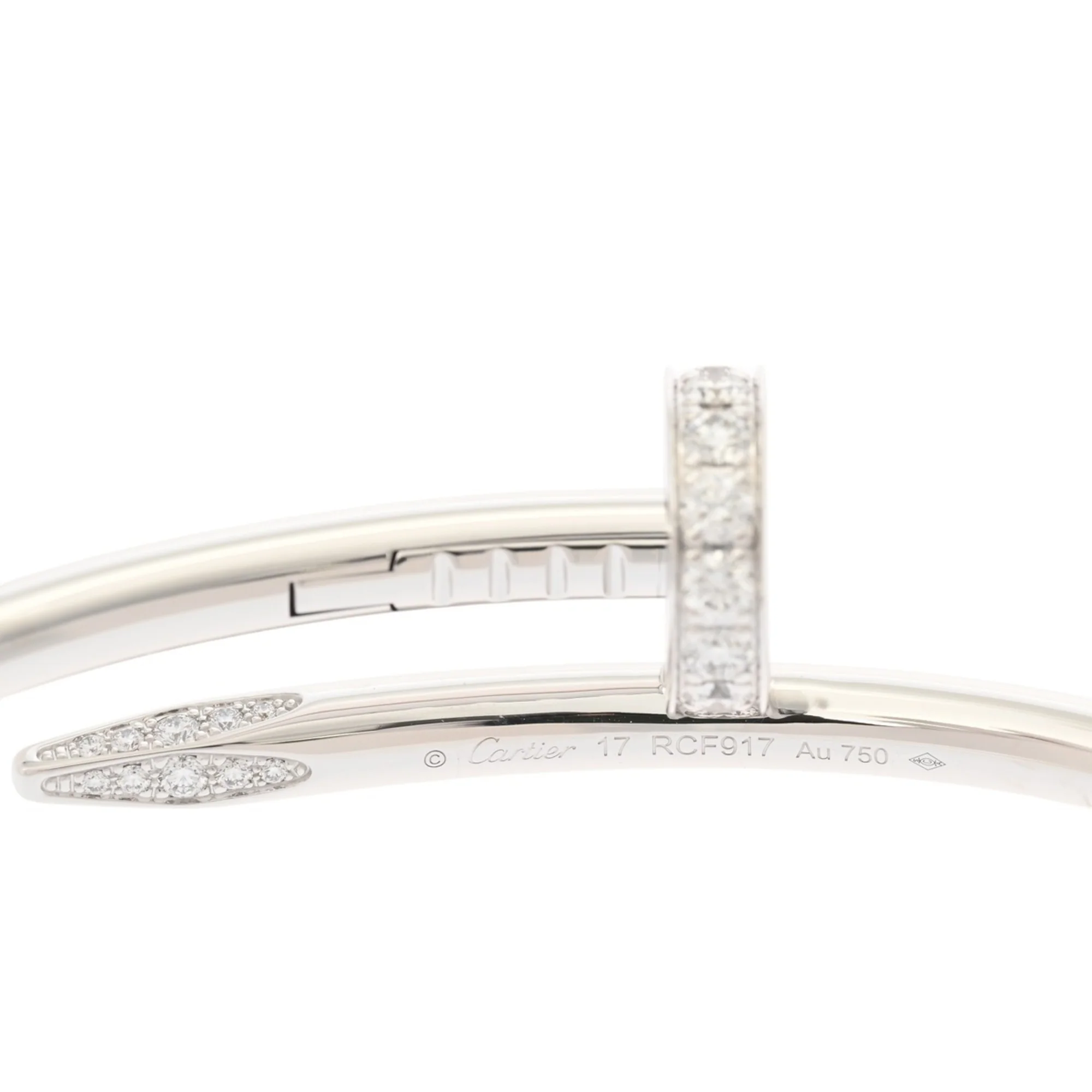Juste un Clou Bracelet 18K White Gold with Diamond - Image 4