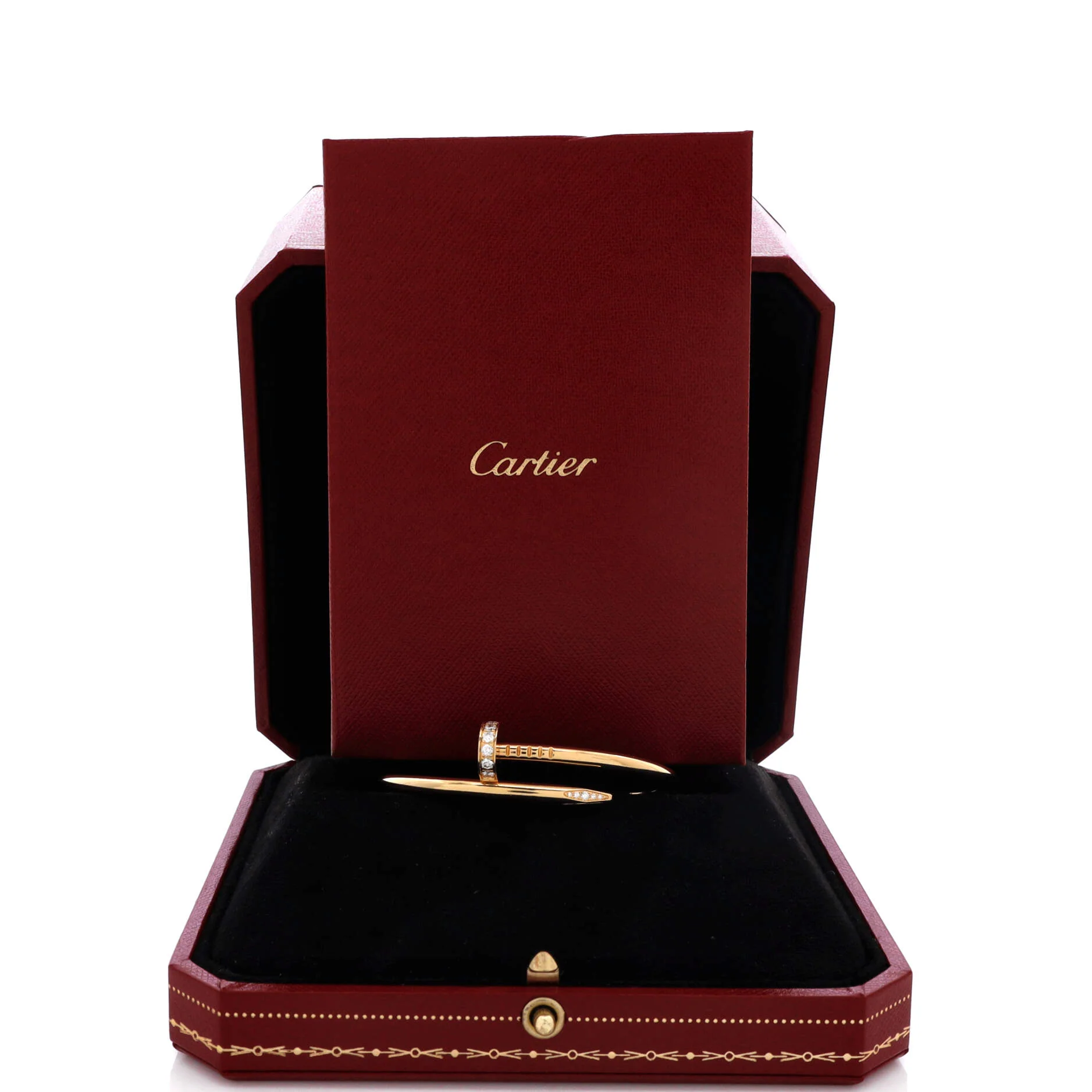 Juste un Clou Bracelet 18K Yellow Gold with Diamonds Classic - Image 2