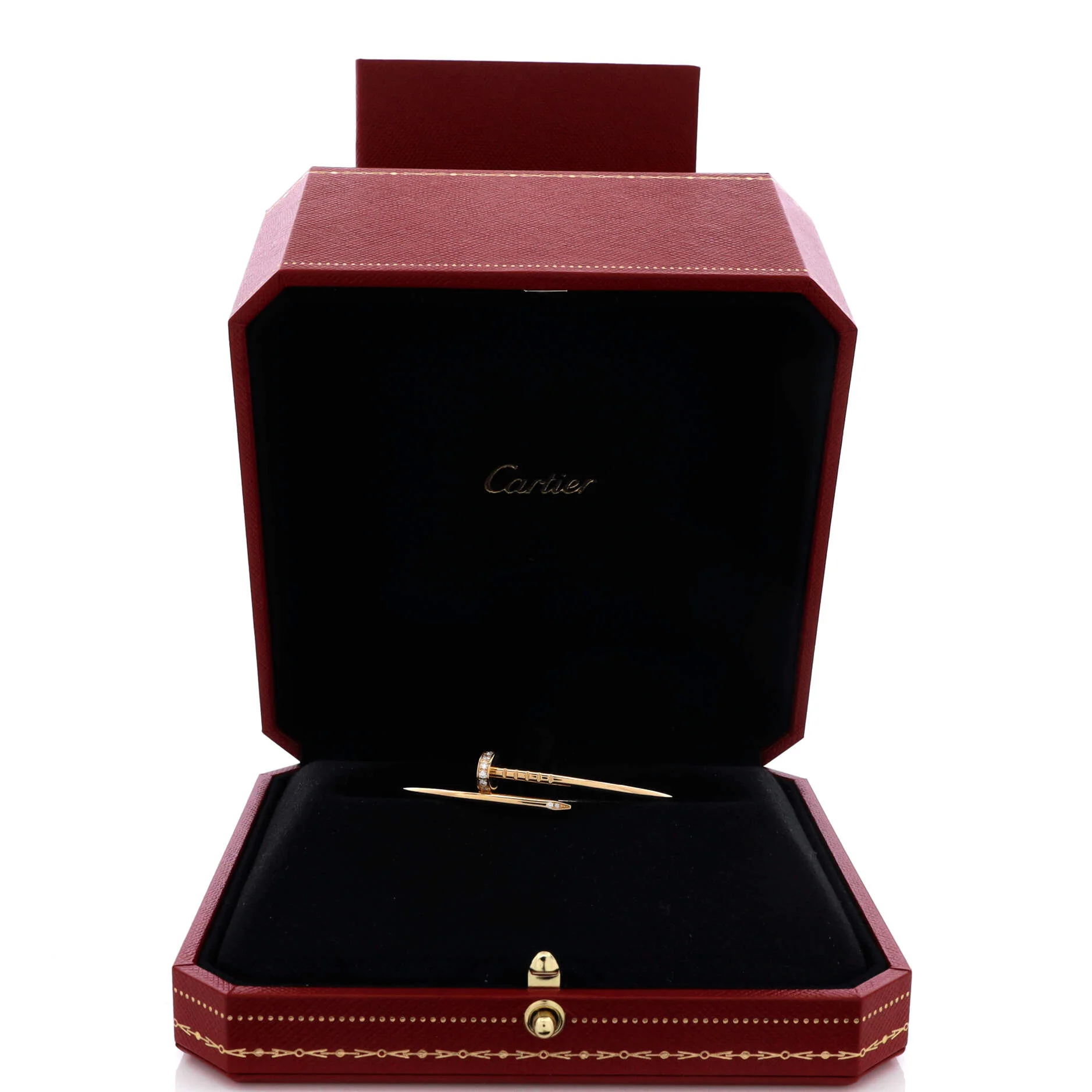 Juste un Clou Bracelet 18K Yellow Gold with Diamonds Small - Image 2