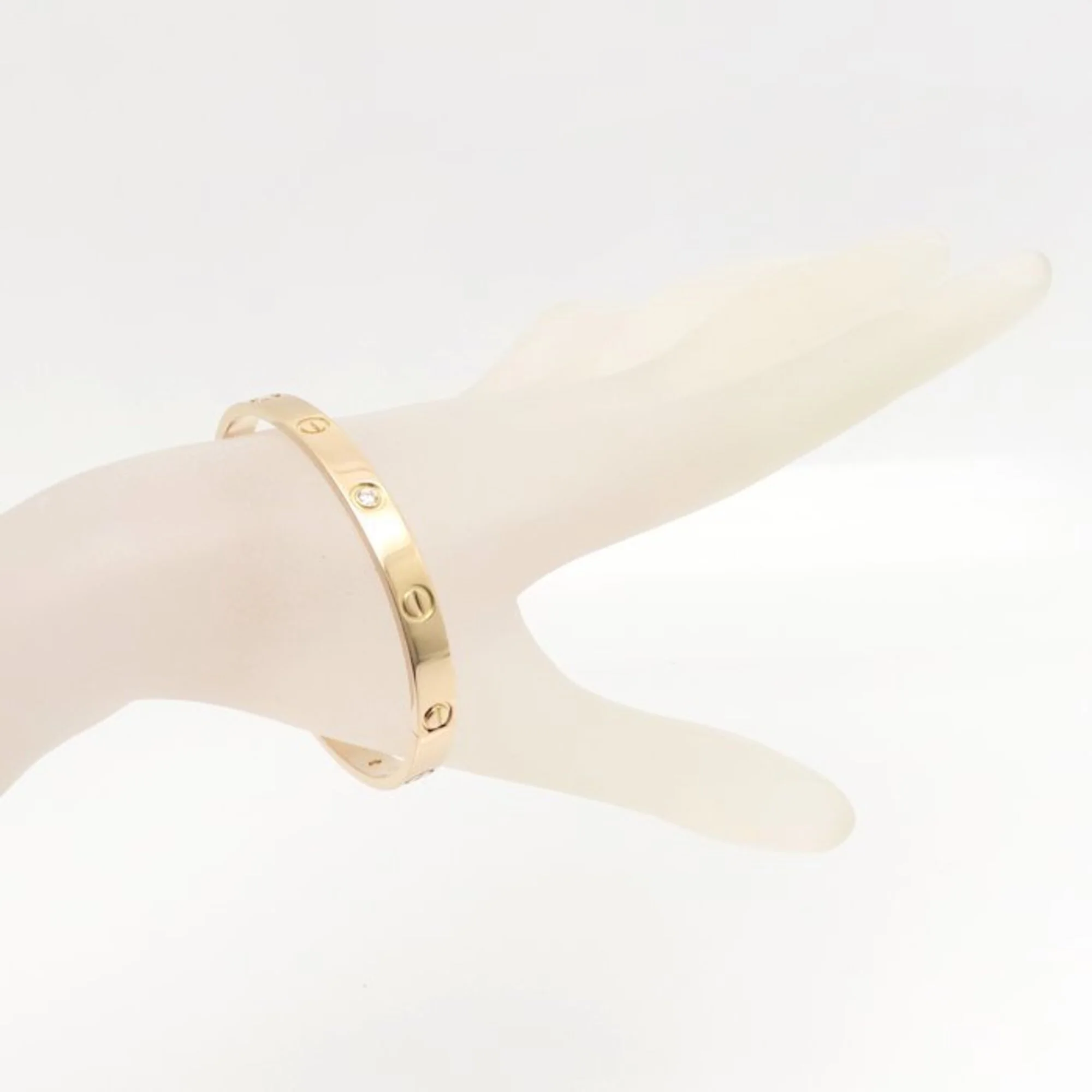 Love Bracelet 18K Rose Gold with Diamond - Image 3