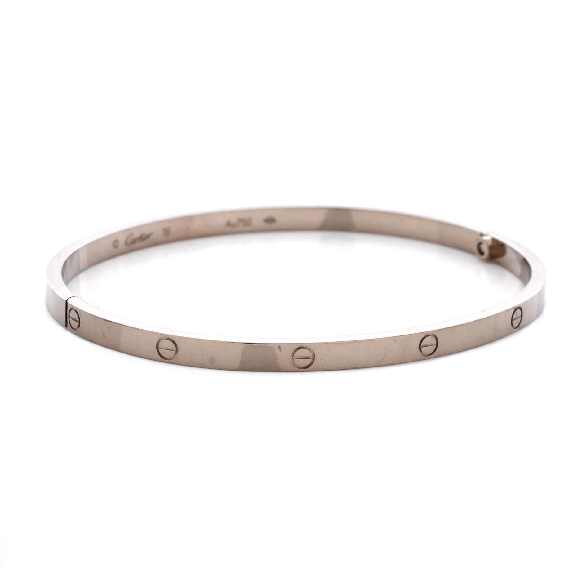 Love Bracelet 18K White Gold Small - Image 3