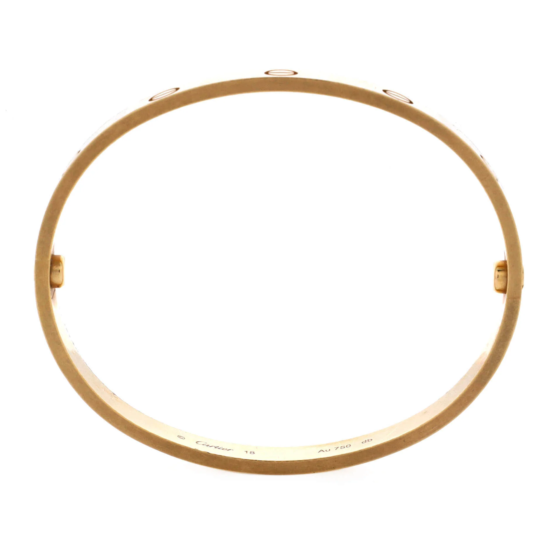 Love Bracelet 18K Yellow Gold 18 - Image 3