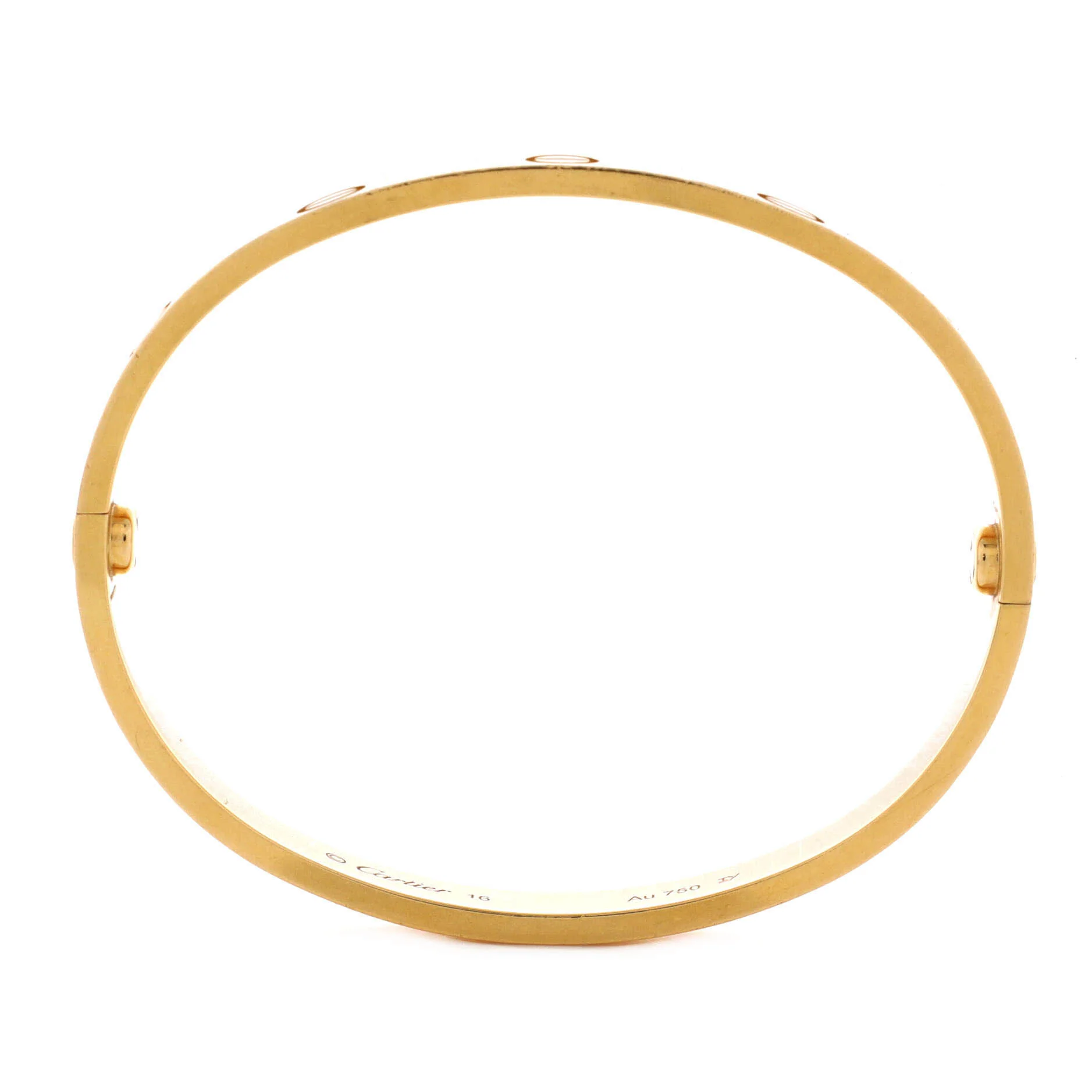 Love Bracelet 18K Yellow Gold - Image 3