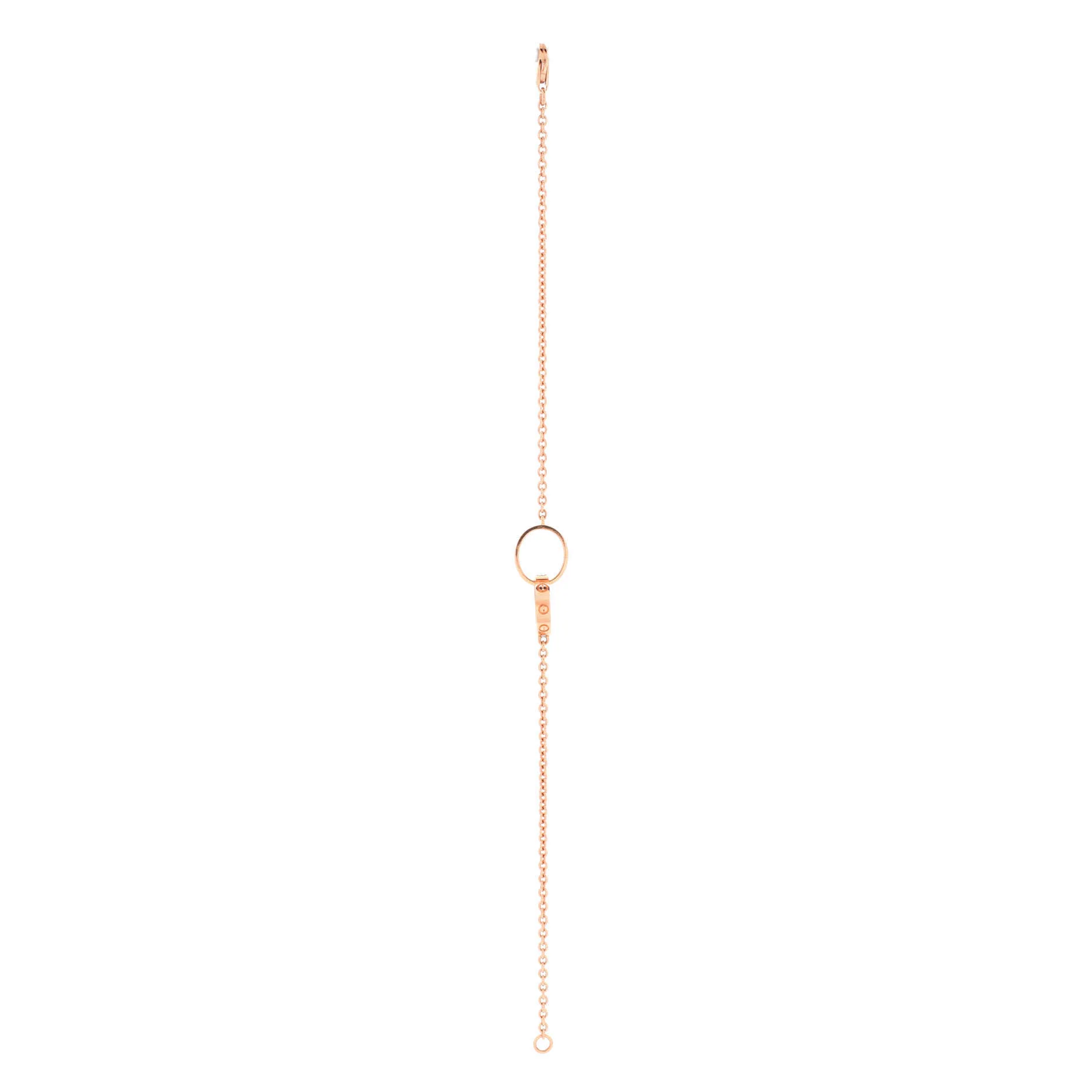 Love Interlocking Bracelet 18K Rose Gold - Image 3