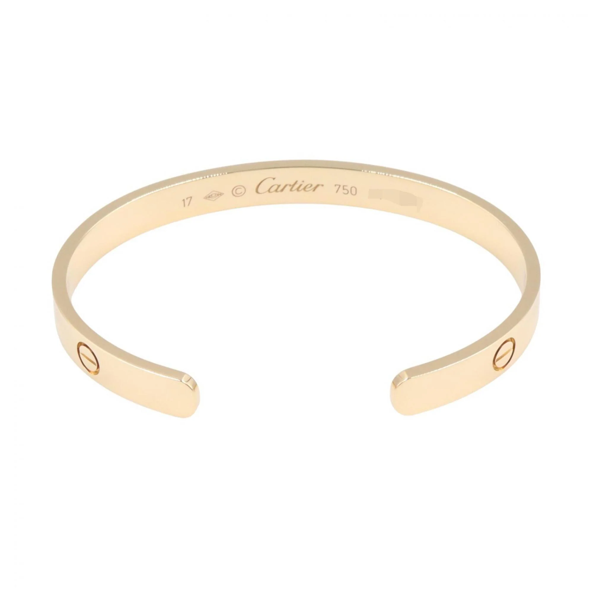 Open Love Bracelet 18K Yellow Gold - Image 2