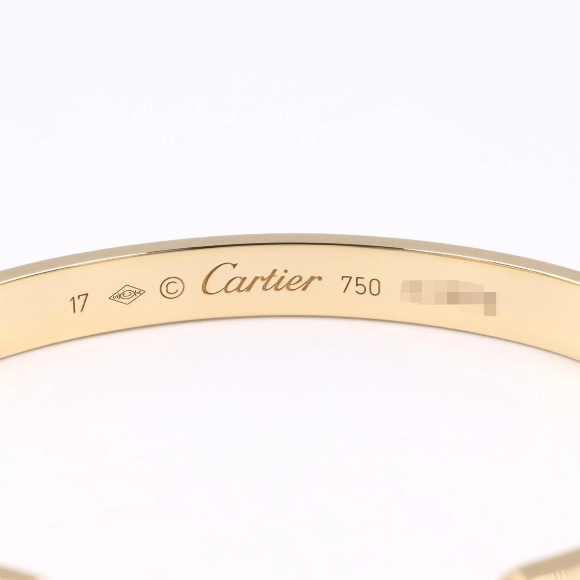 Open Love Bracelet 18K Yellow Gold - Image 3