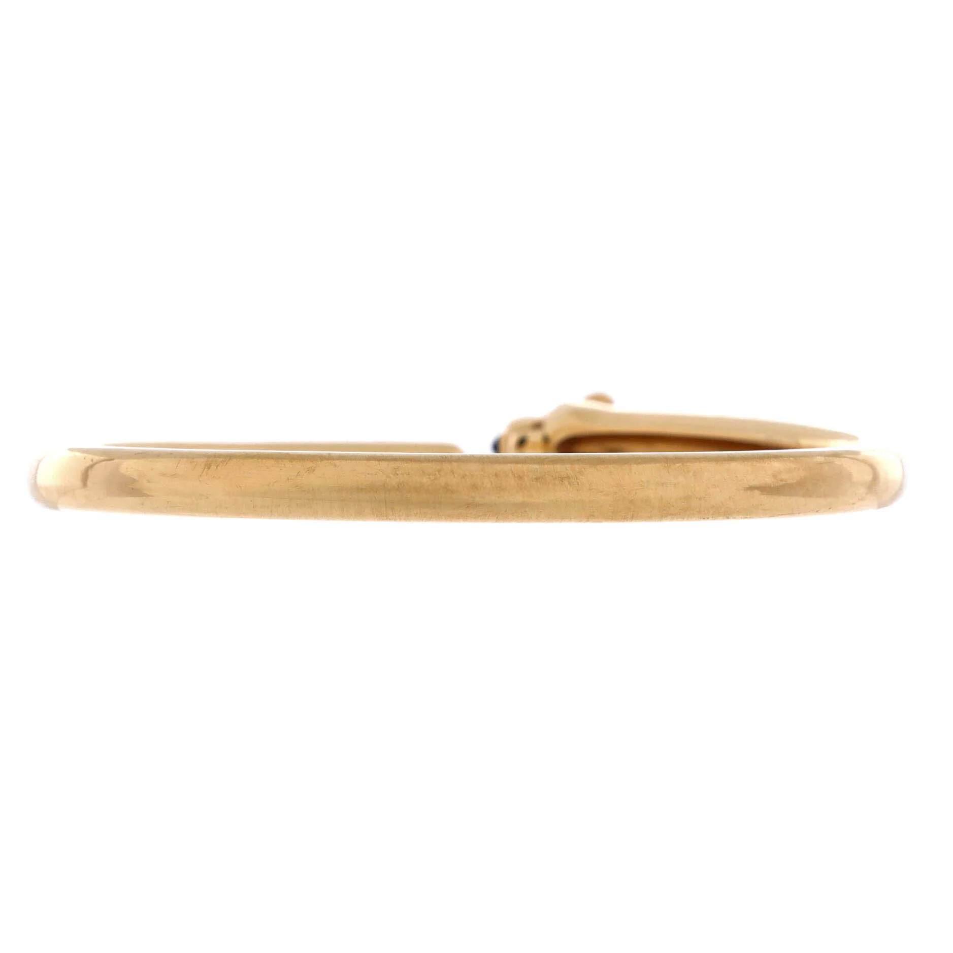 Panthere de Cartier Open Cuff Bracelet 18K Yellow Gold with Onyx and Tsavorite - Image 3