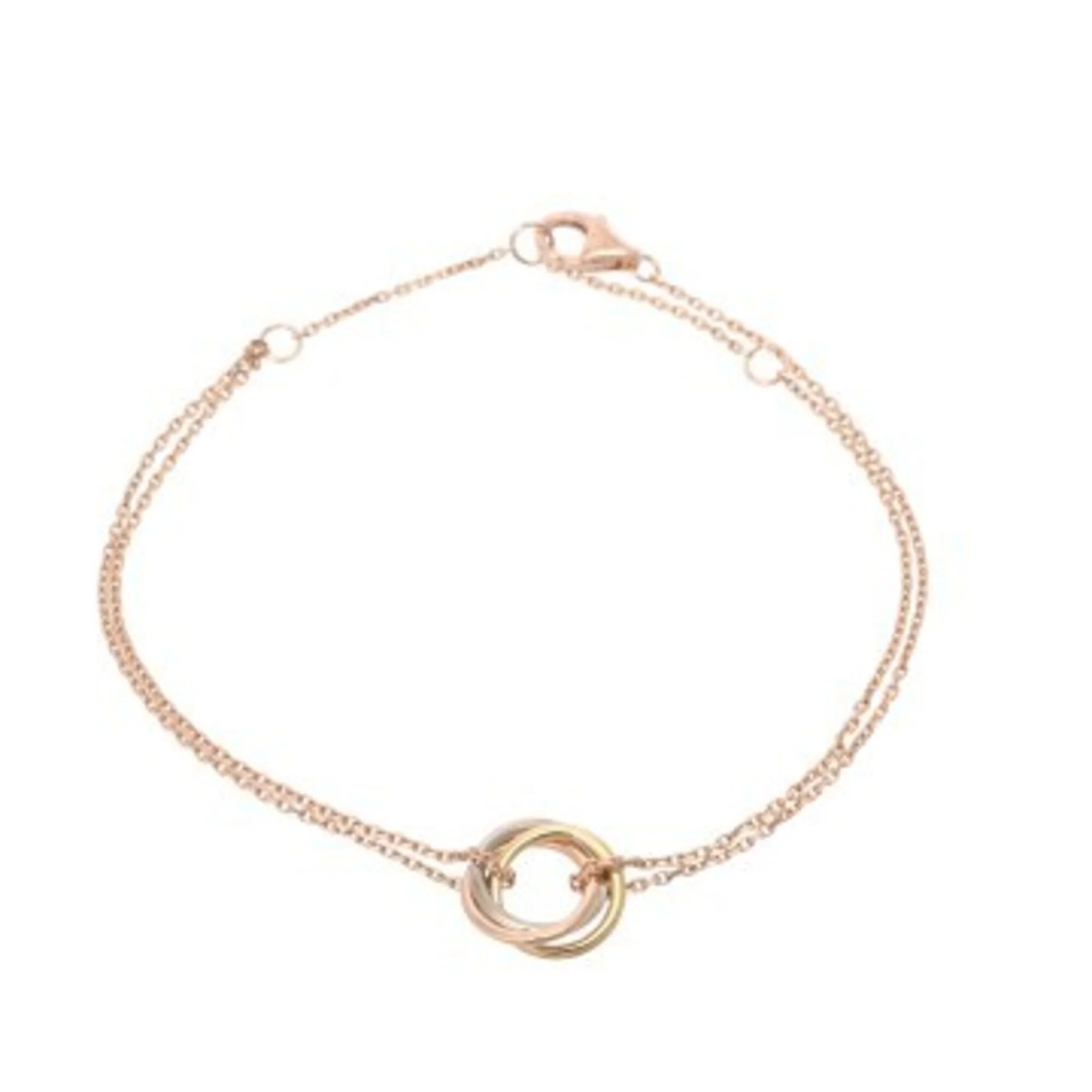 Trinity Bracelet 18K Tricolor Gold