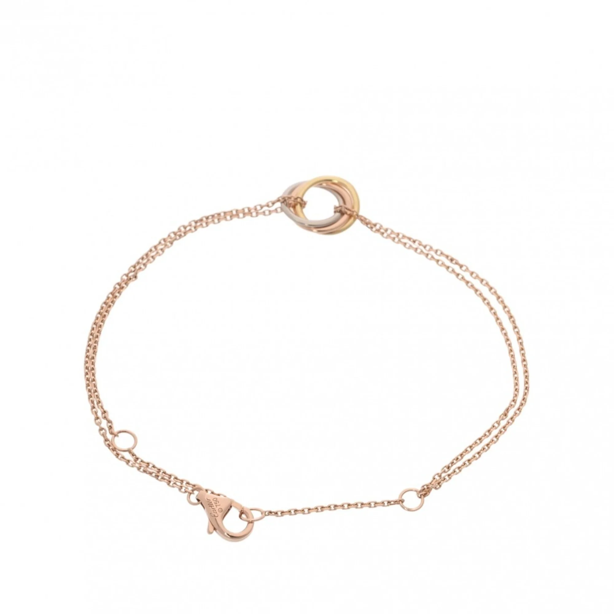 Trinity Bracelet 18K Tricolor Gold - Image 3