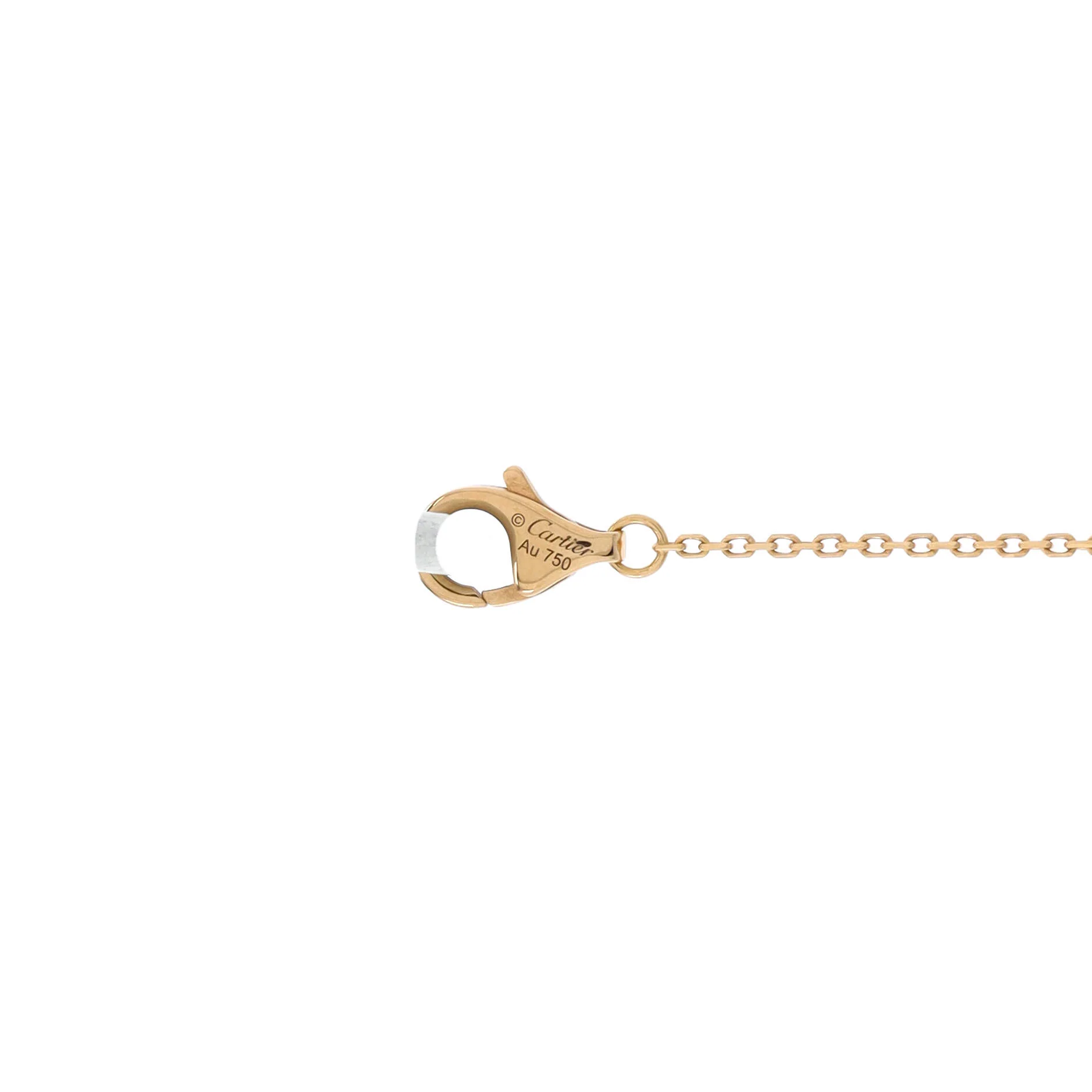 Trinity Chain Bracelet 18K Tricolor Gold and Diamonds - Image 3