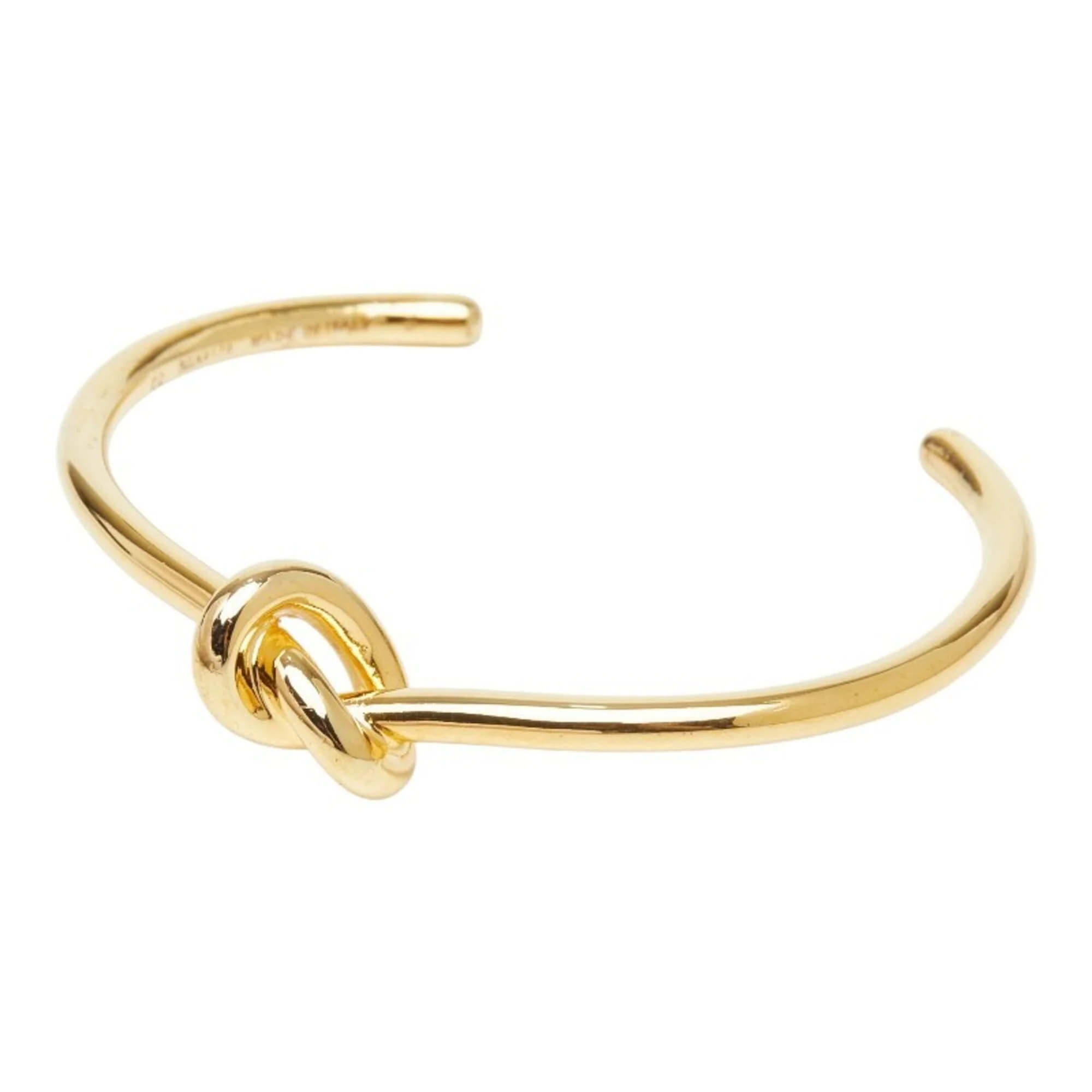 Knot Extra Thin Bangle Gold Plated Bracelet