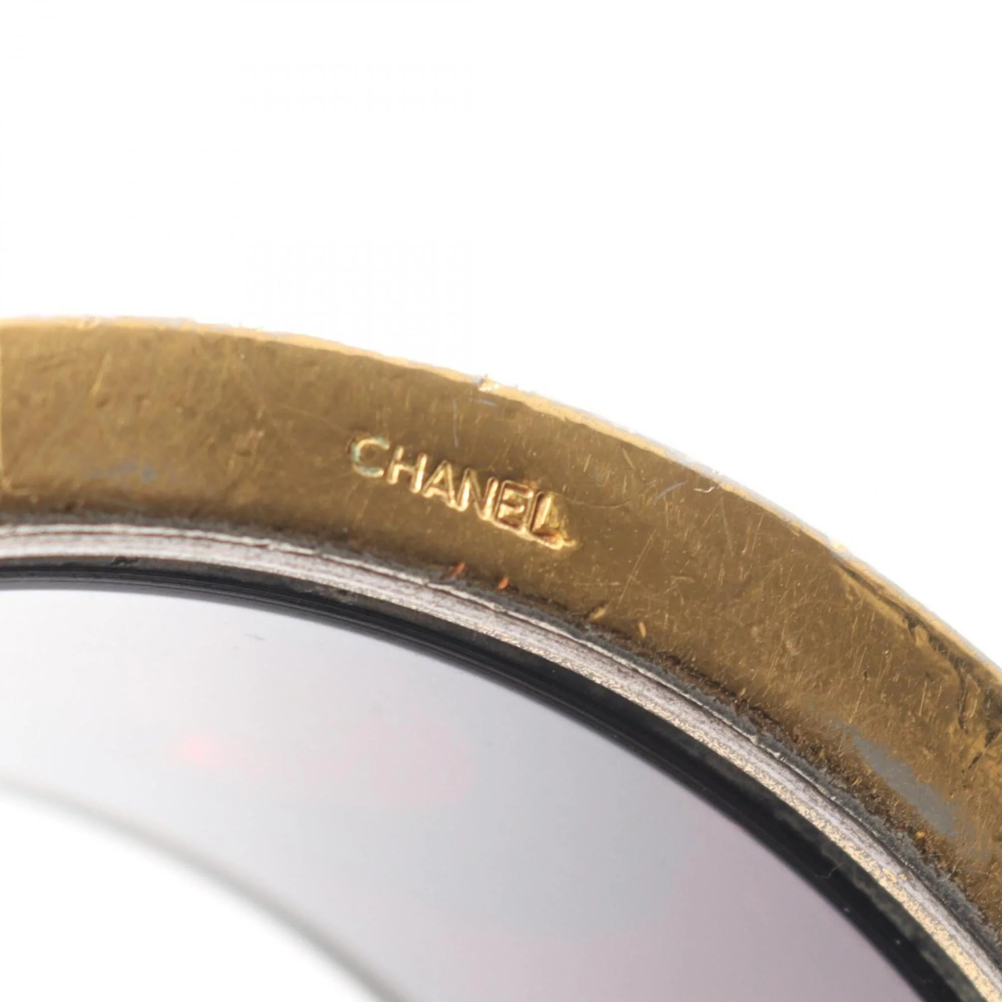 Bangle Gold Plated Gold and Black Tones Bracelet - Image 4