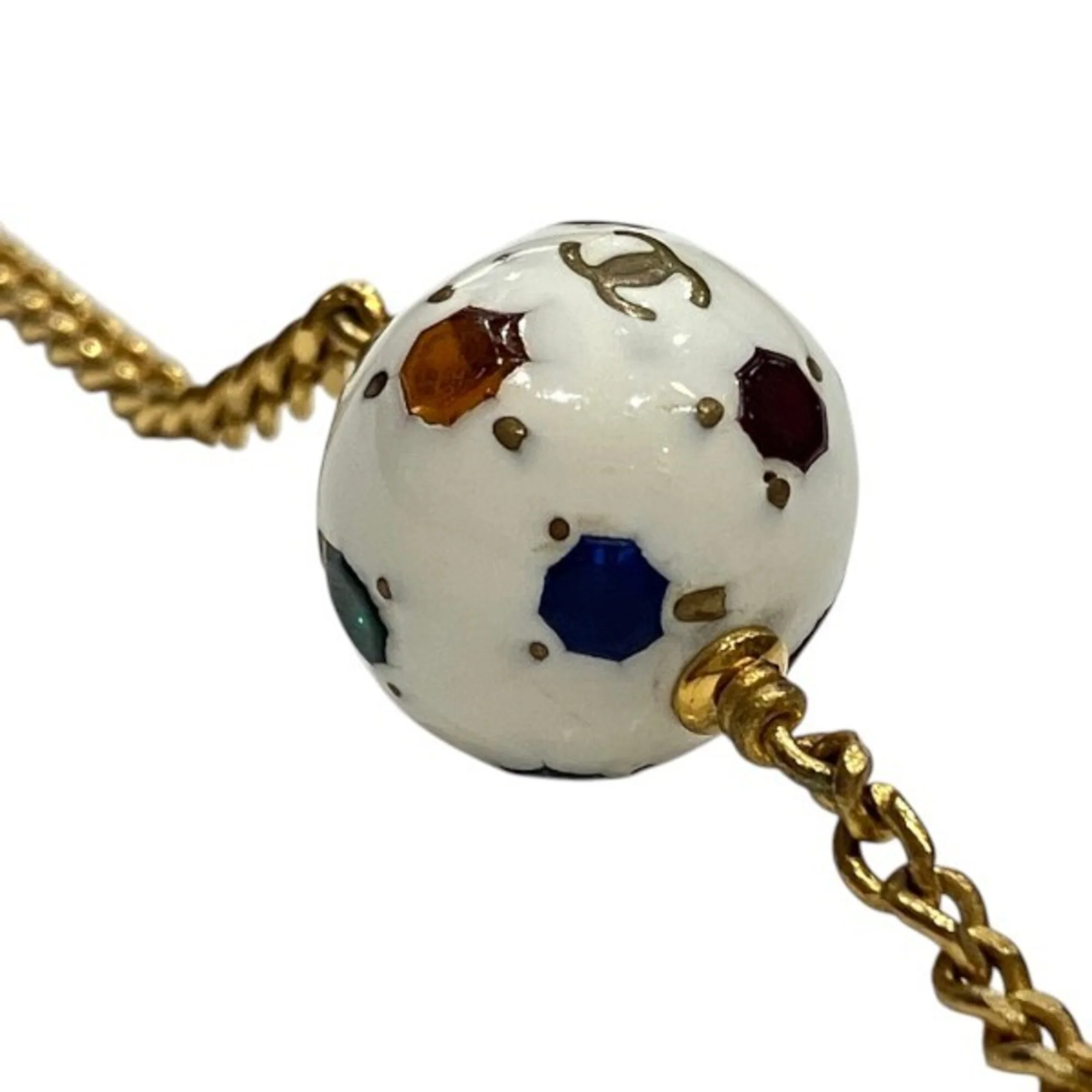 CC Logo Ball Bracelet Metal - Image 8