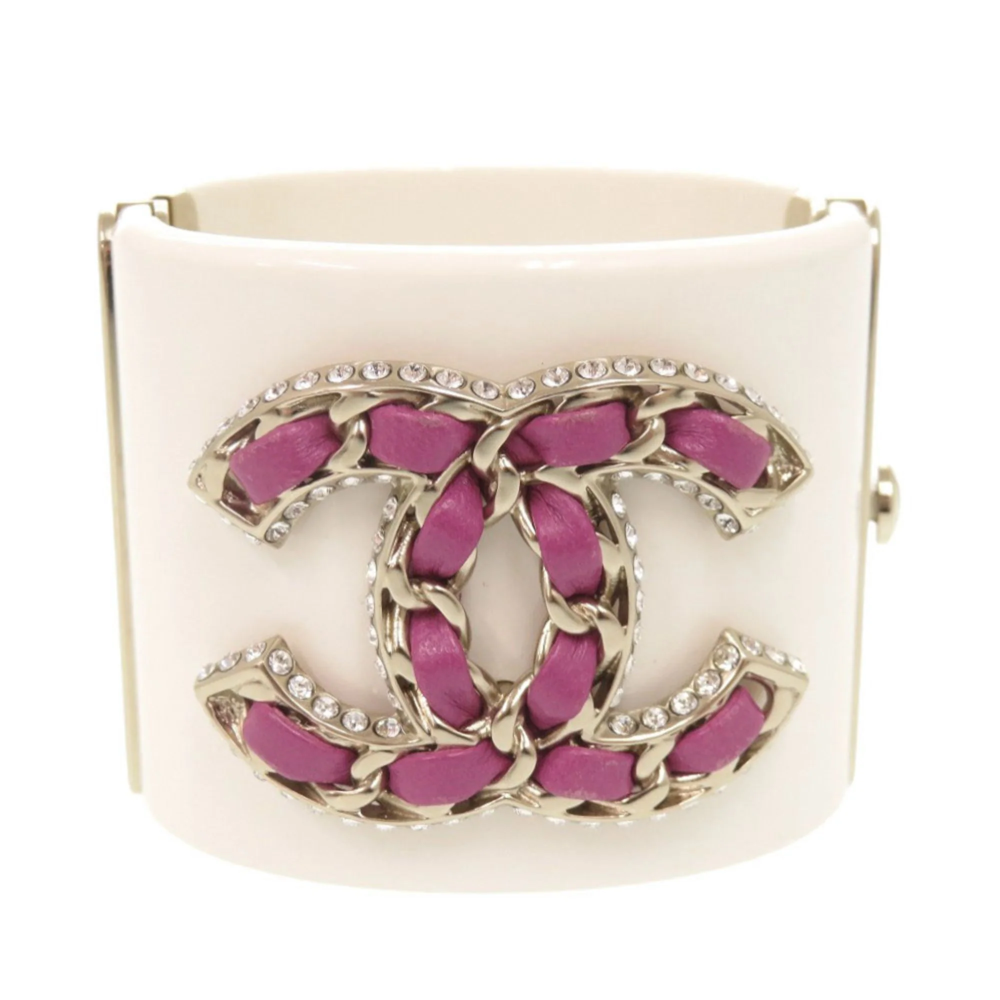 CC Logo Bracelet Gold-Tone Metal