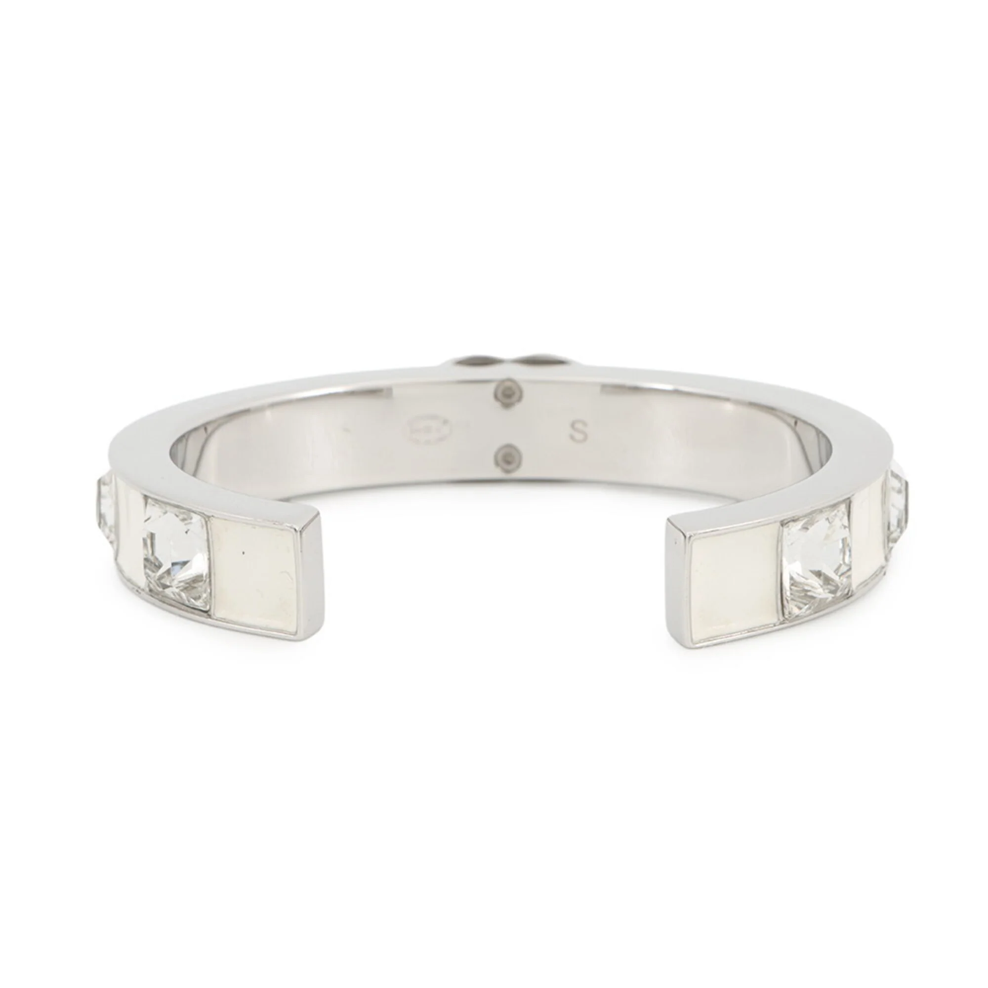 CC Logo Bracelet Silver-Tone Metal - Image 3