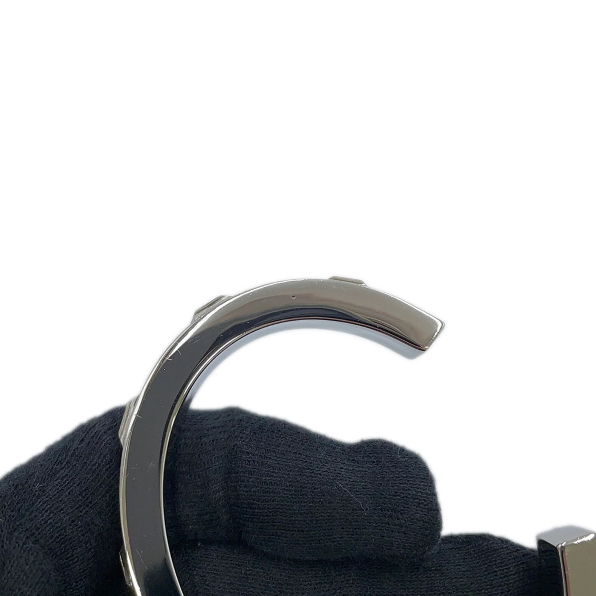 CC Logo Bracelet Silver-Tone Metal - Image 4