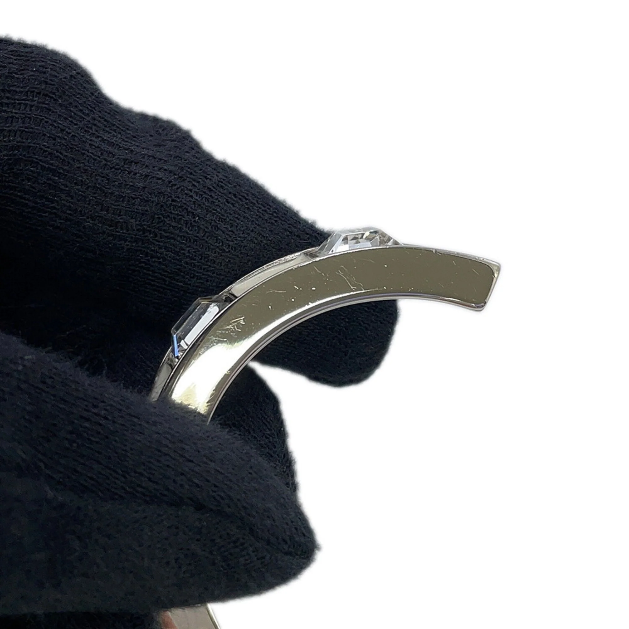 CC Logo Bracelet Silver-Tone Metal - Image 7