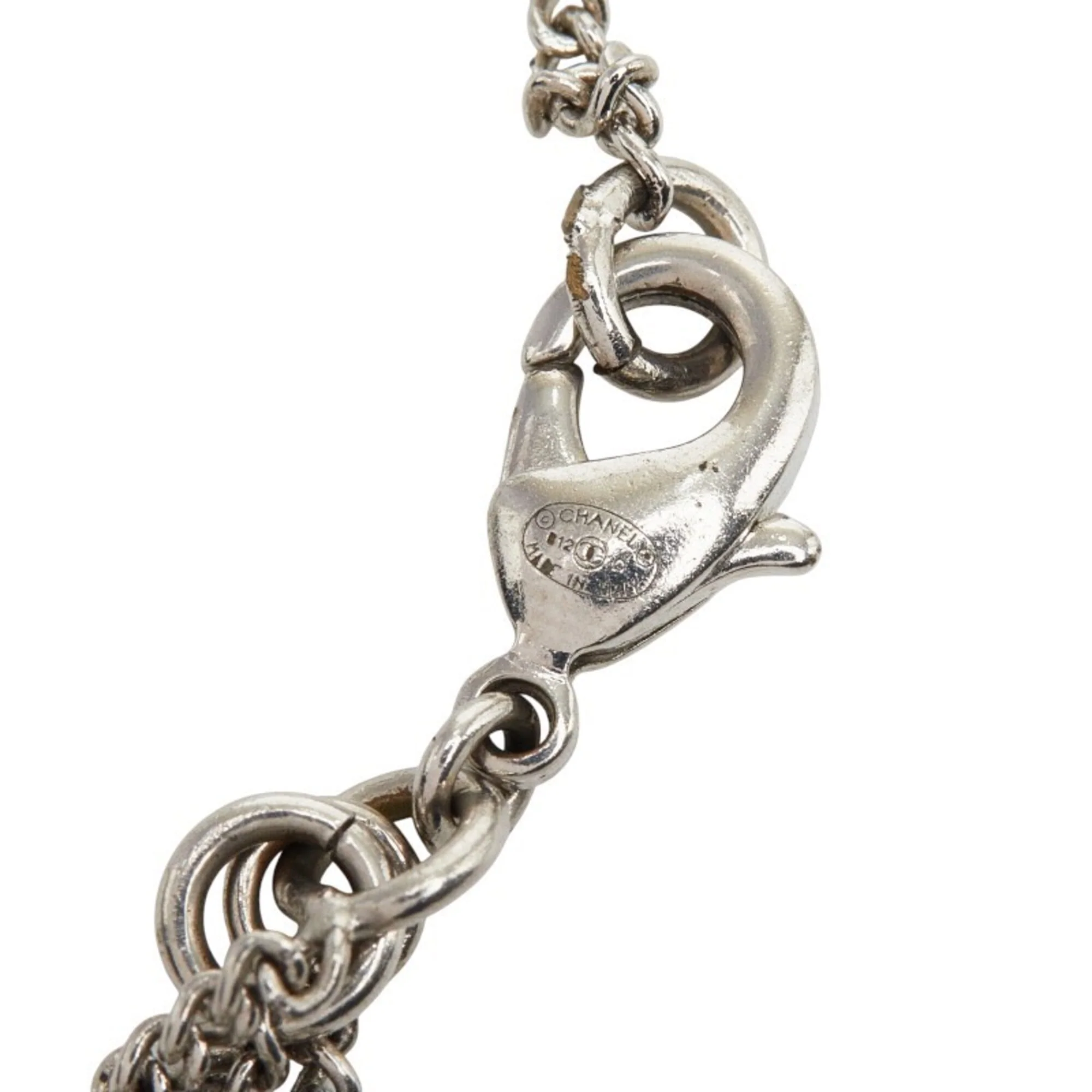 CC Logo Bracelet Silver-Tone Metal - Image 5