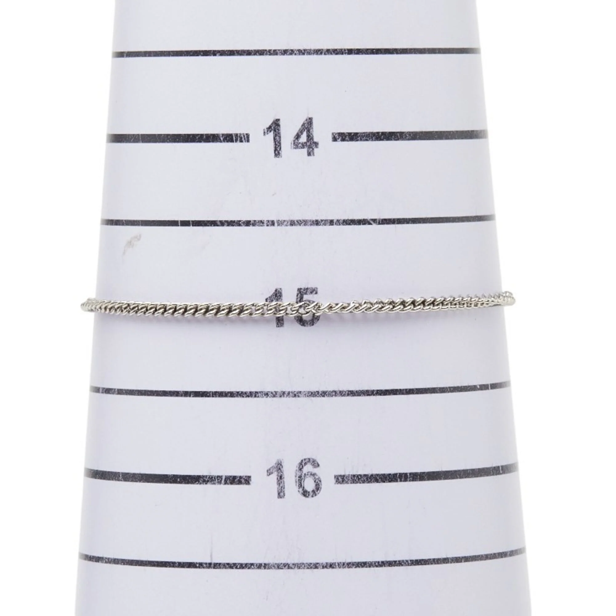 CC Logo Bracelet Silver-Tone Metal - Image 6