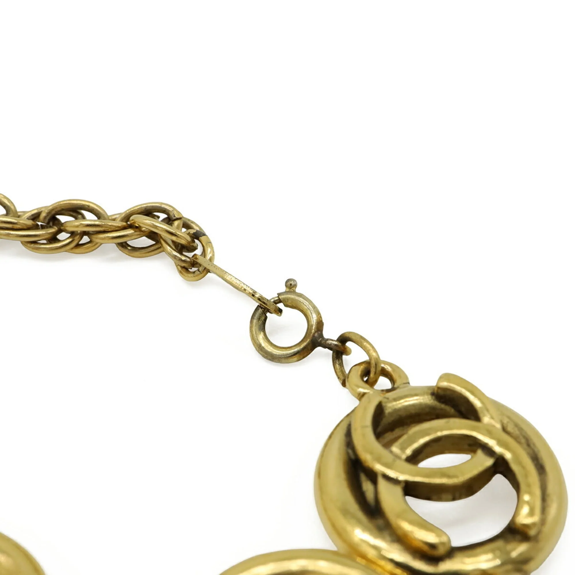 CC Logo Chain Circle Bracelet Metal - Image 5