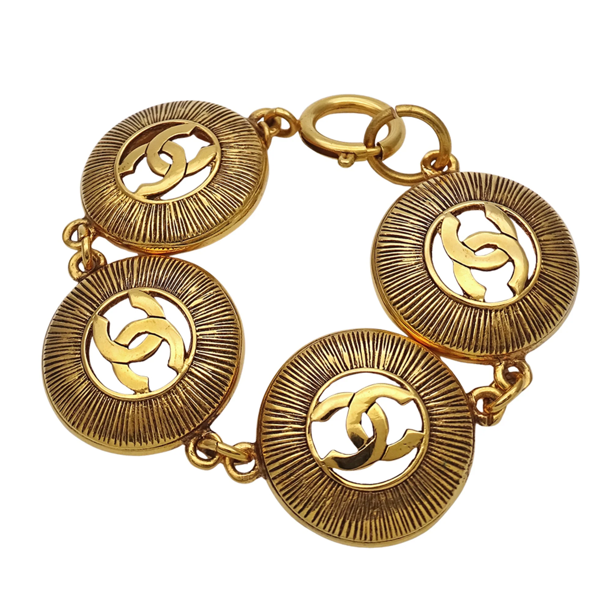 CC Logo Circle Bracelet Metal