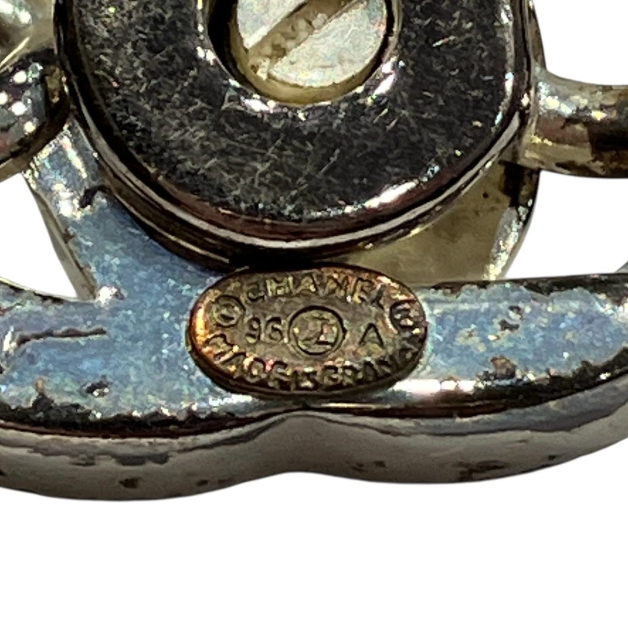 CC Logo Lock Bracelet Metal - Image 2