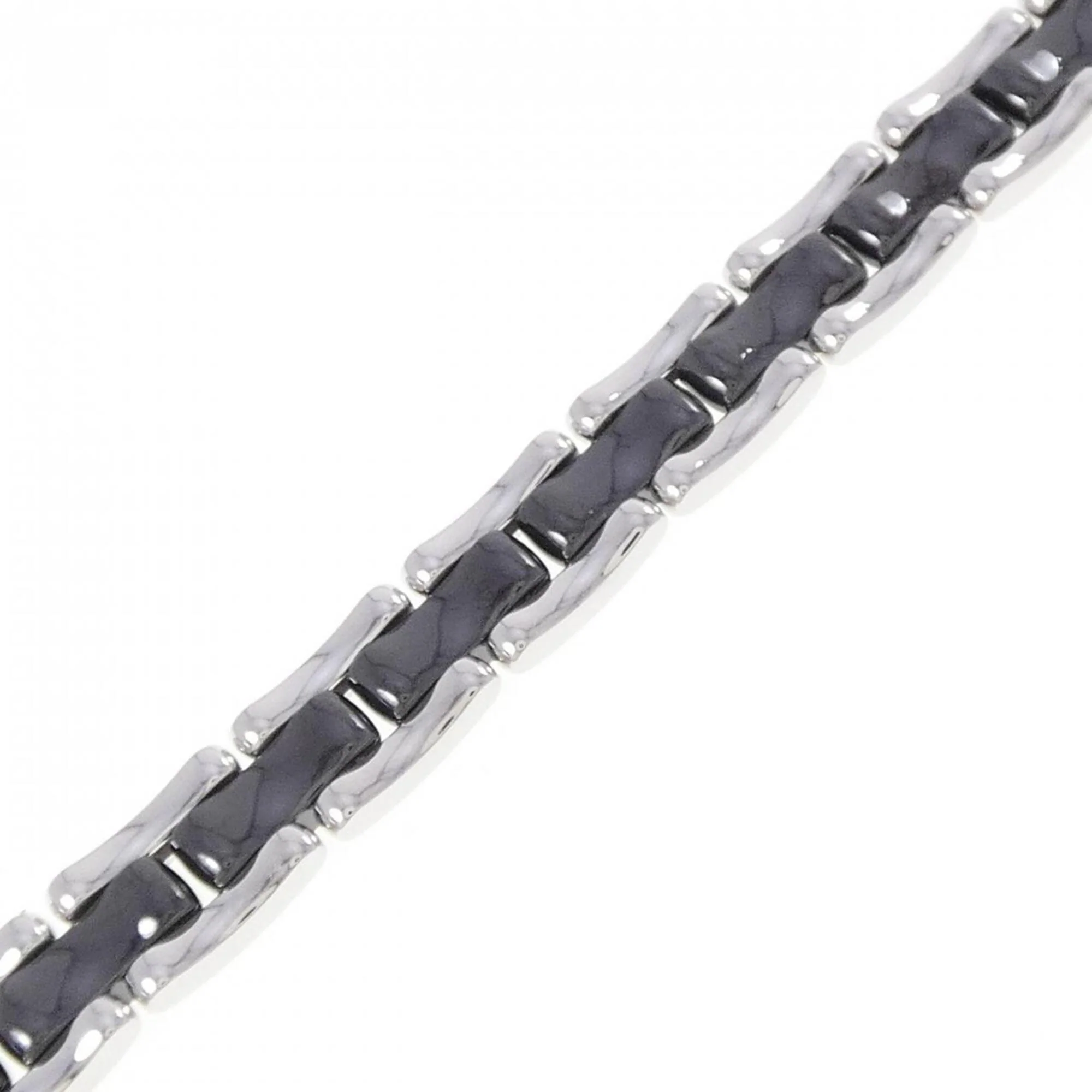 Charm Bracelet Ceramic and 18K White Gold - Image 2