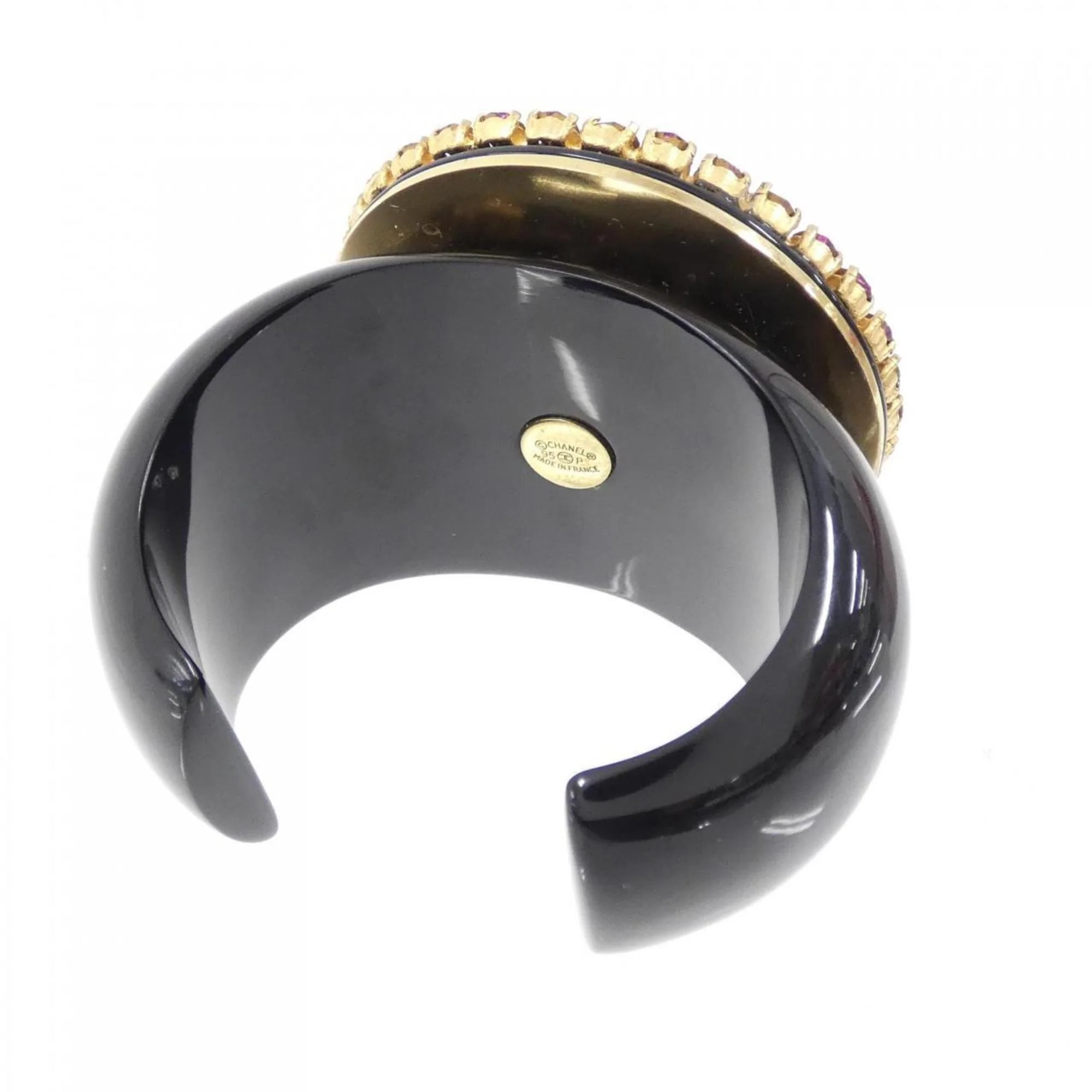 Vintage Black Bracelet With Crystal - Image 3