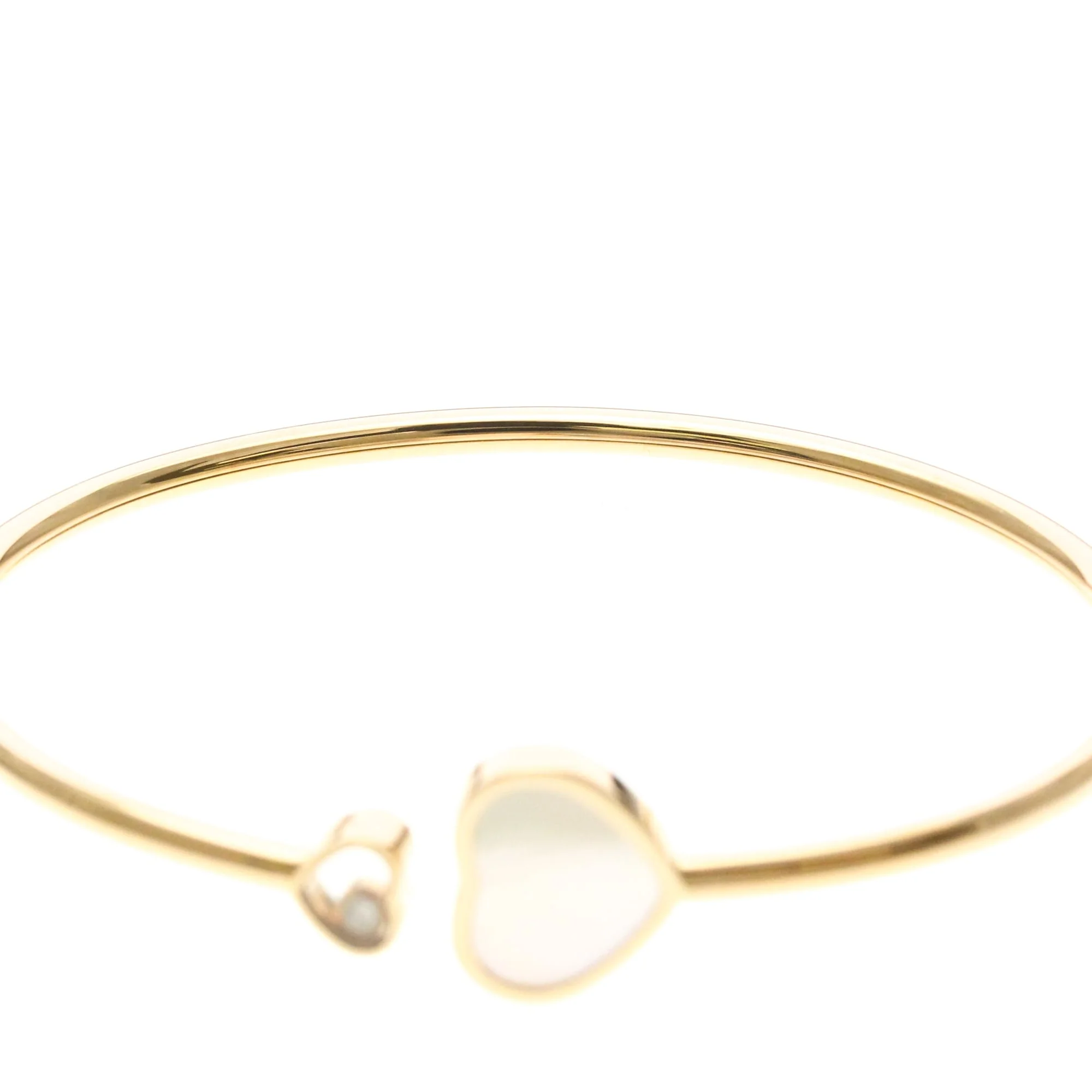 Happy Heart Bracelet 18K Rose Gold with Diamond - Image 5