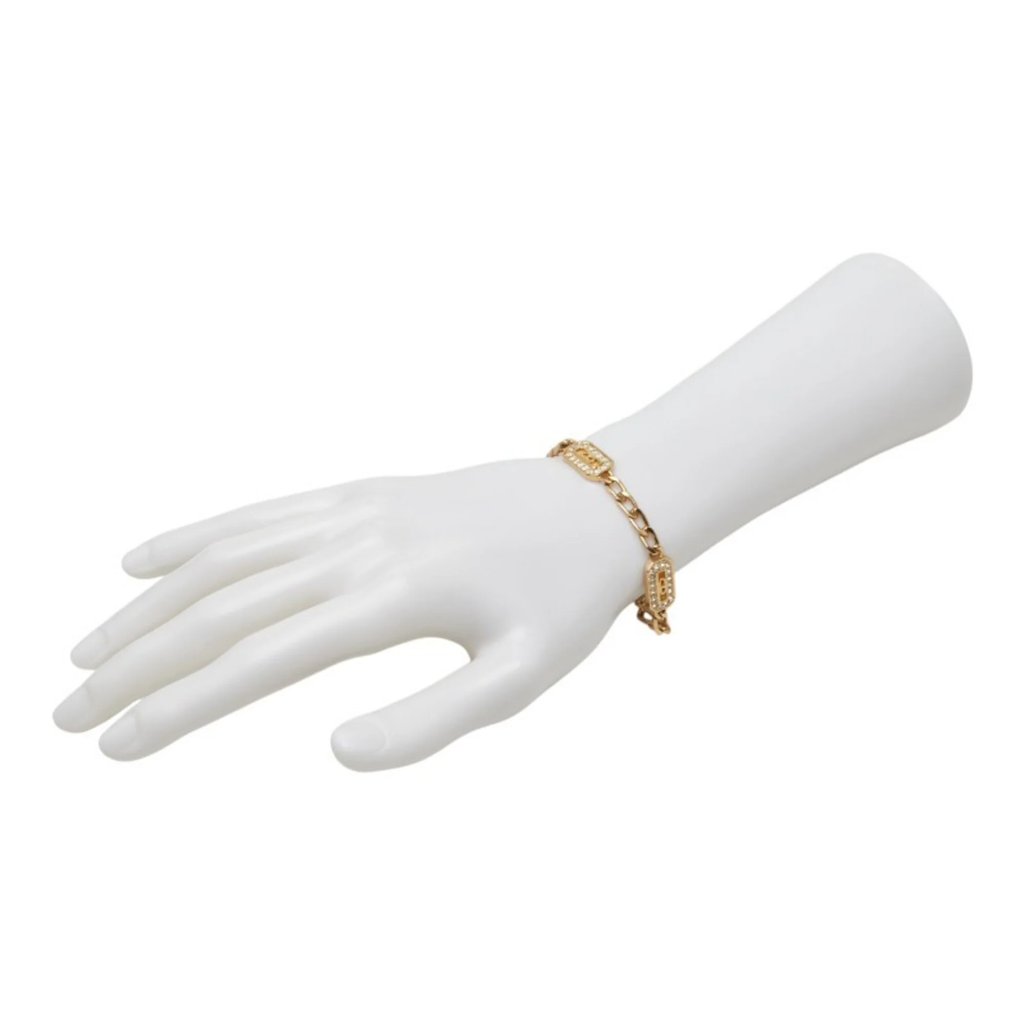 Bracelet Gold Plated and Rhinestone - Image 8