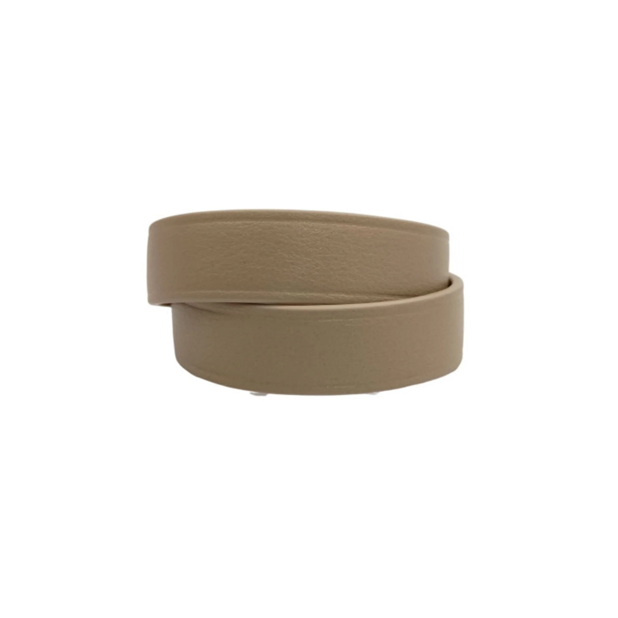 Bracelet Leather Double Wrap Beige - Image 3