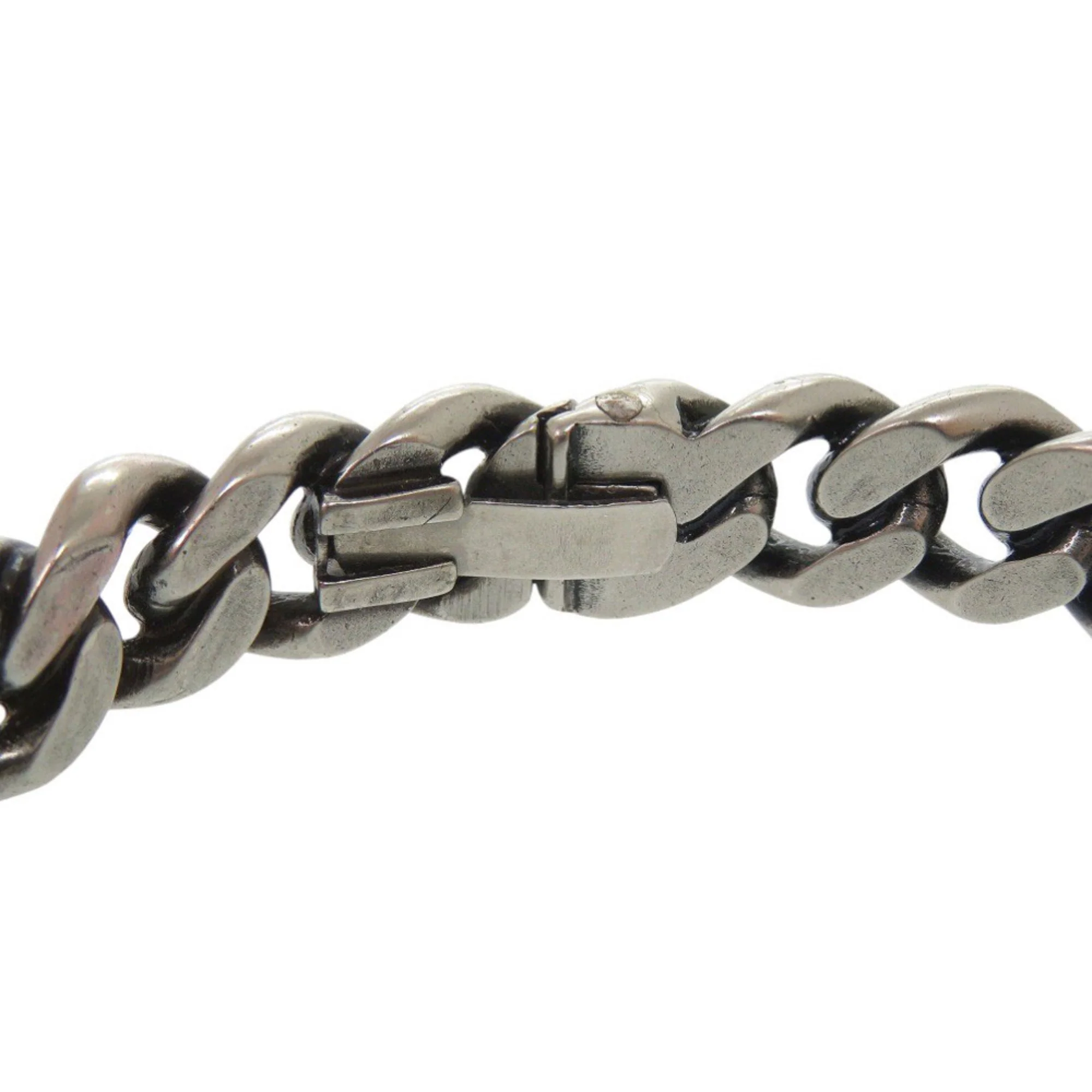 Bracelet Metal and Rhinestone Silver - Image 5