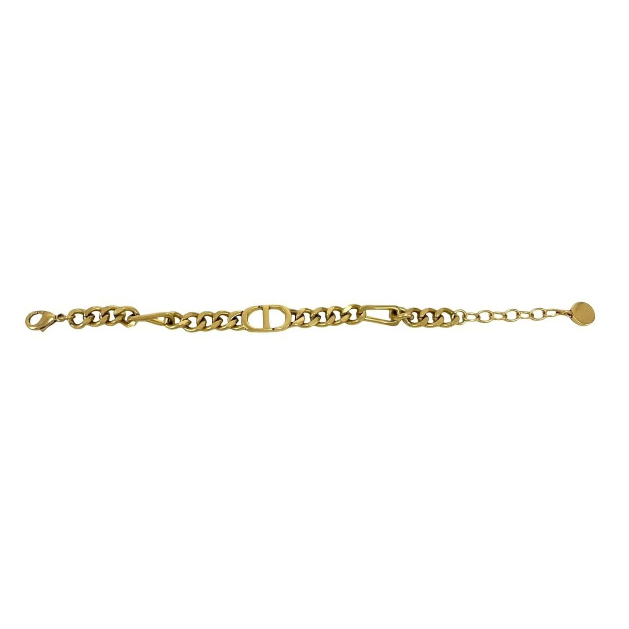 CD Motif Bracelet Gold - Image 6