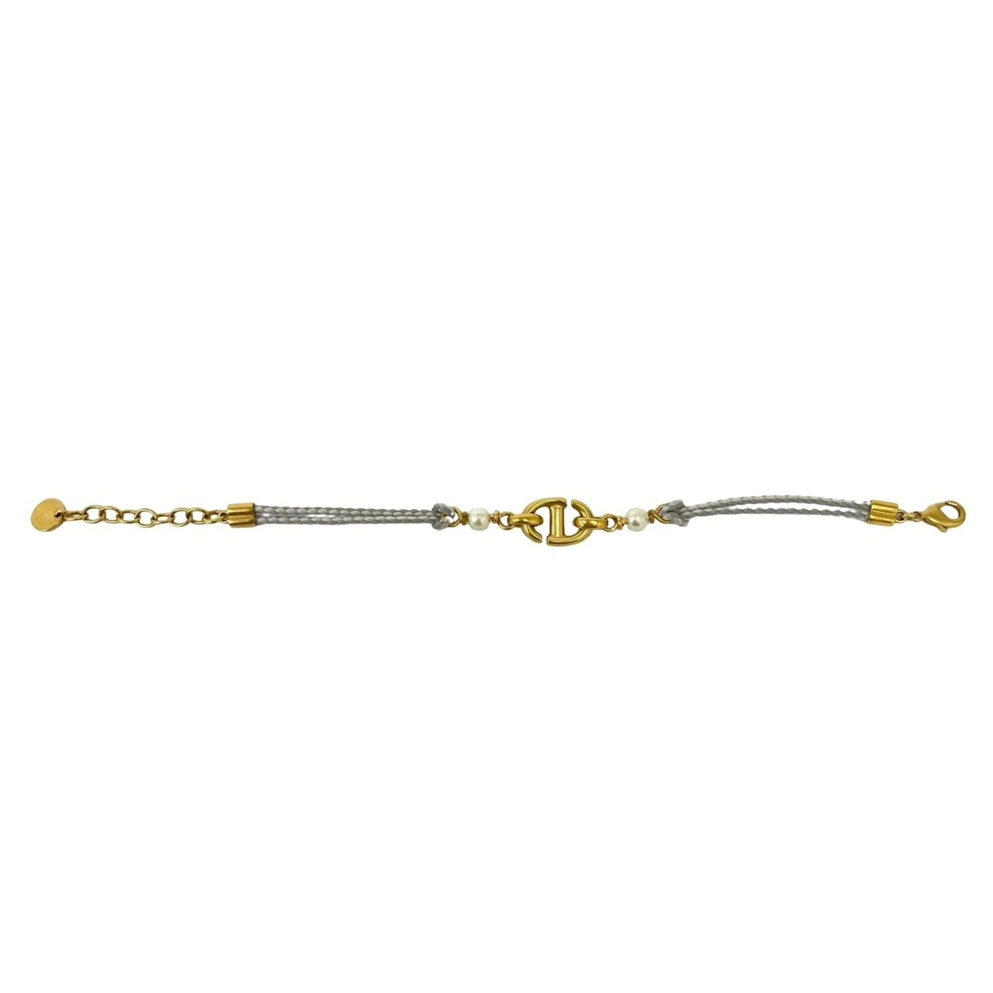 Charm Bracelet Cotton and Gold - Image 6