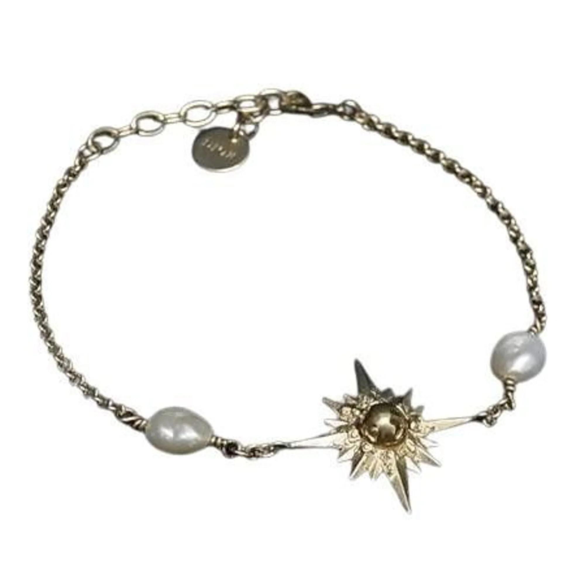 Charm Bracelet Gold Metal
